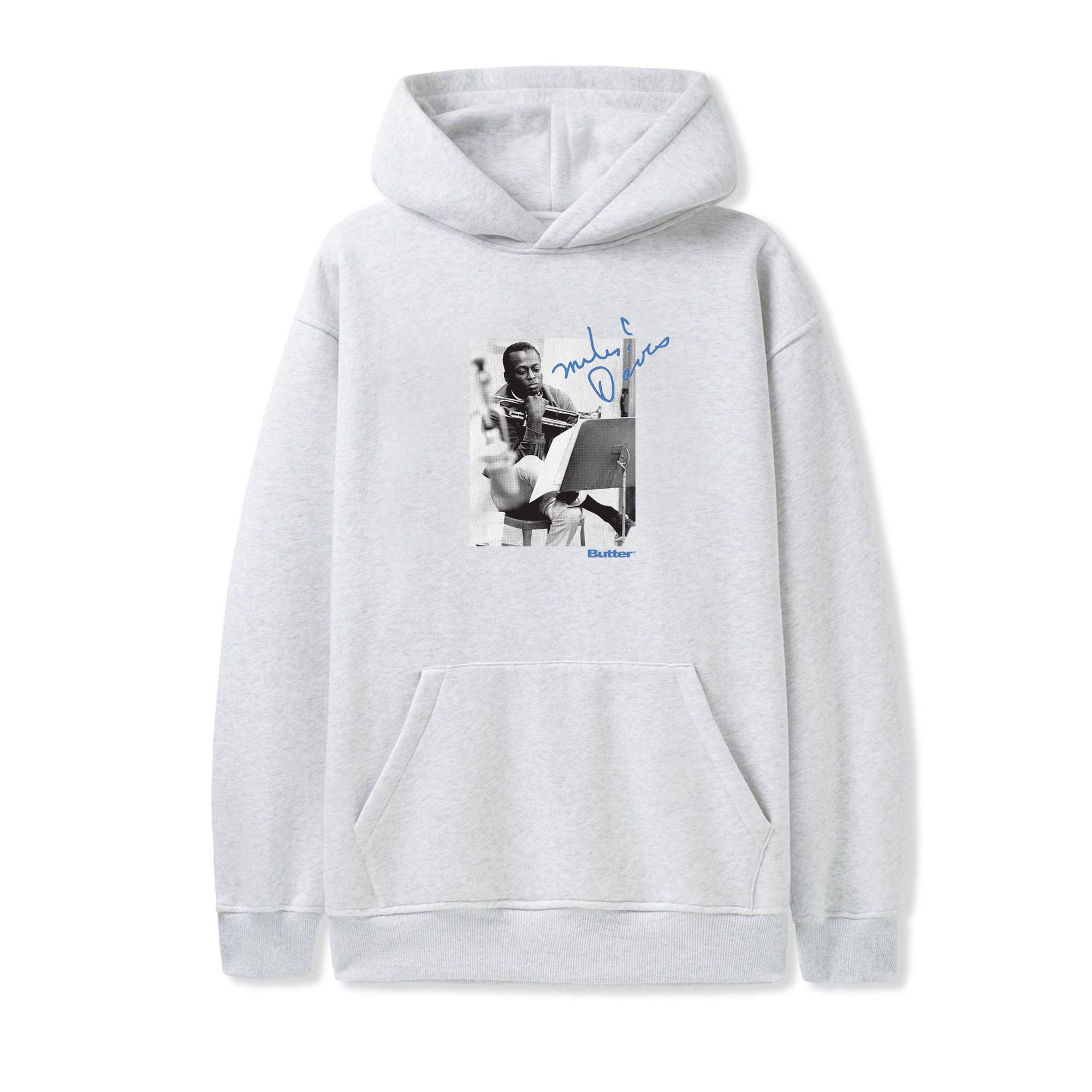 【Butter Goods】Kind Of Blue Pullover Hood フーディ Kind Of Blue Pullover Hood, Ash – Butter Goods