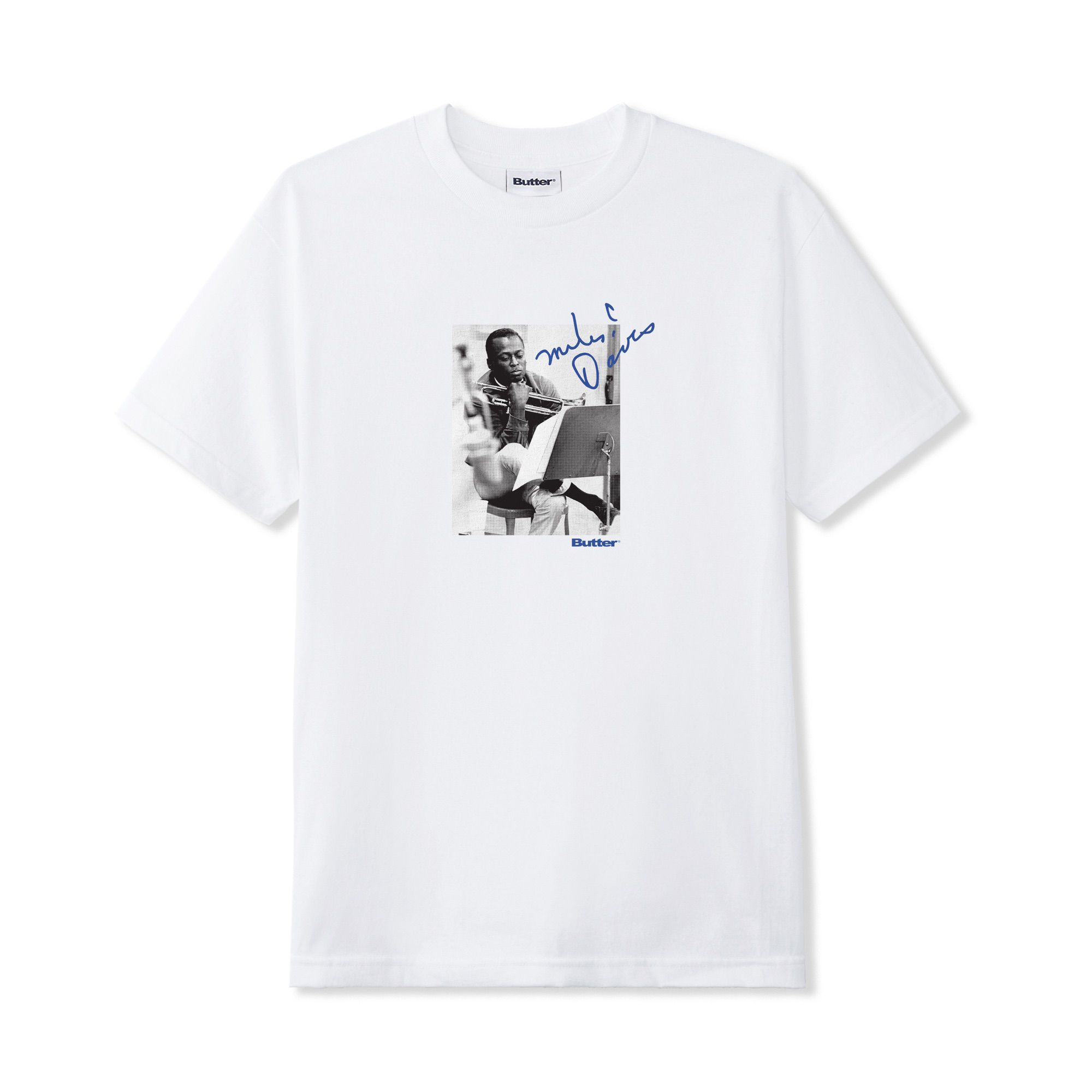 【Butter Goods】バターグッズ Kind Of Blue Tee Tシャツ Kind Of Blue Tee, White – Butter Goods