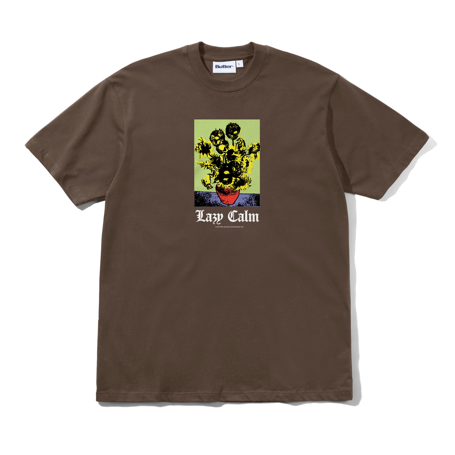 Lazy Calm Tee, Brown