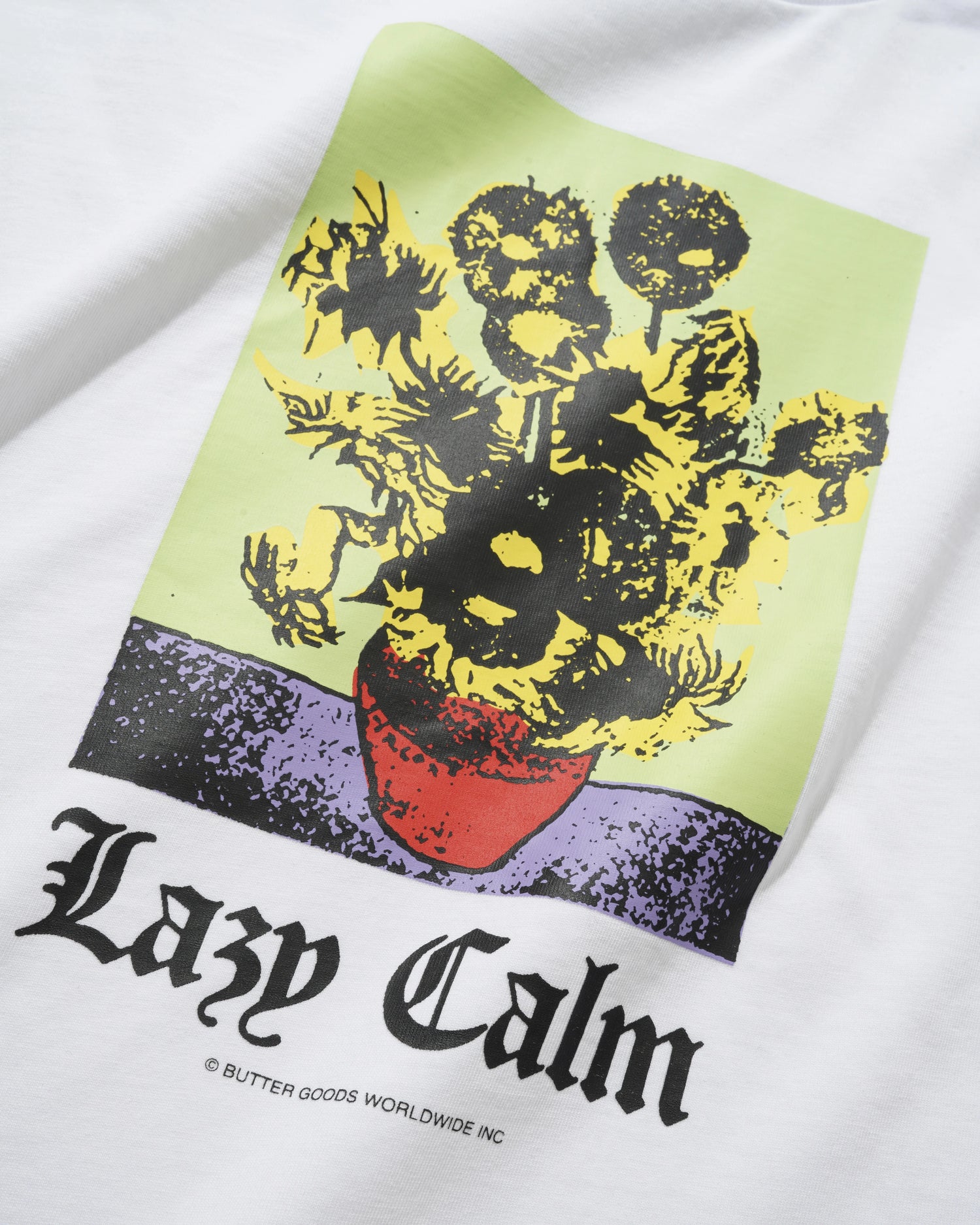 Lazy Calm Tee, White