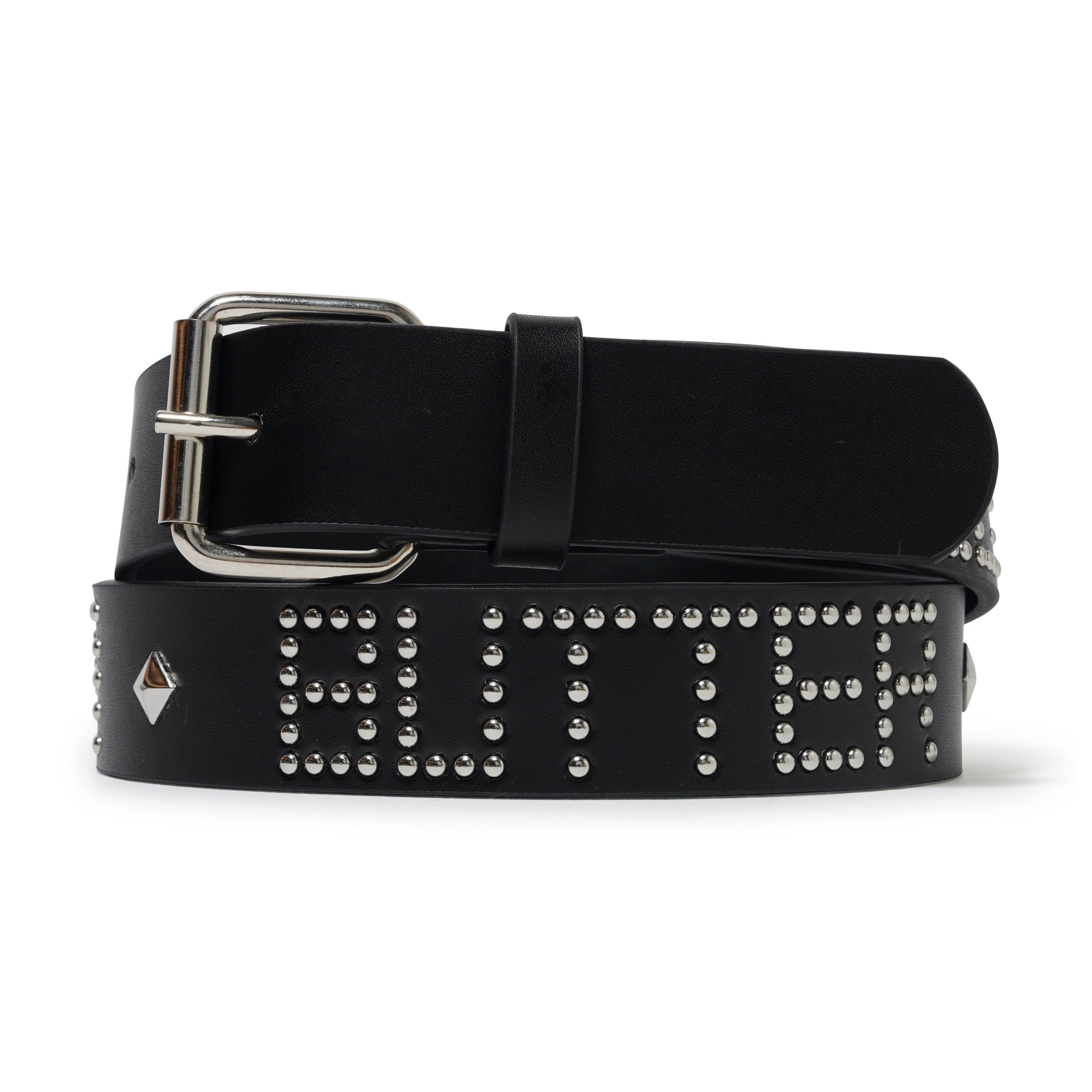 【BUTTER GOODS】 Leather Studded Belt, Black Leather Studded Belt, Black – Butter Goods