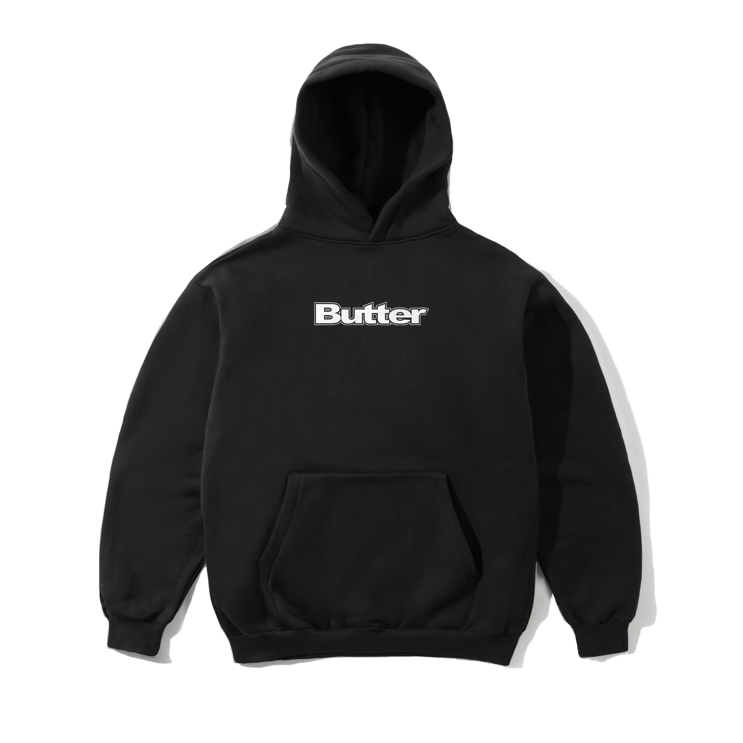 Logo Pullover Hood, Black