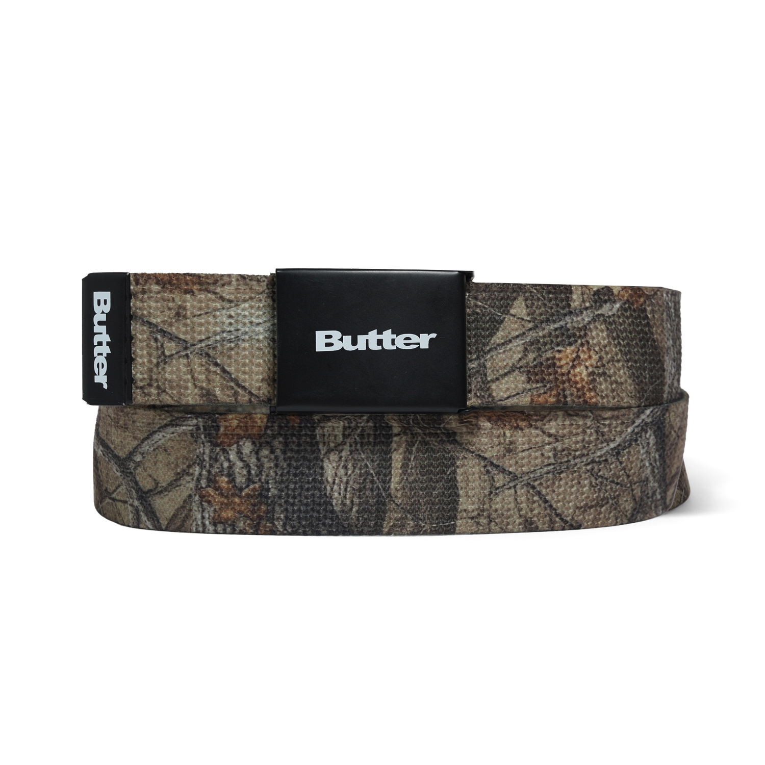 Logo Woven Belt, Forest Camo
