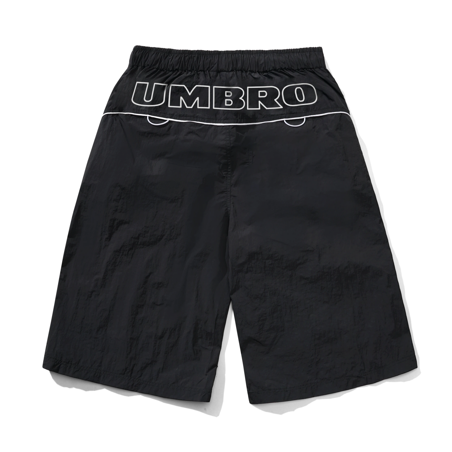 Long Track Shorts, Black