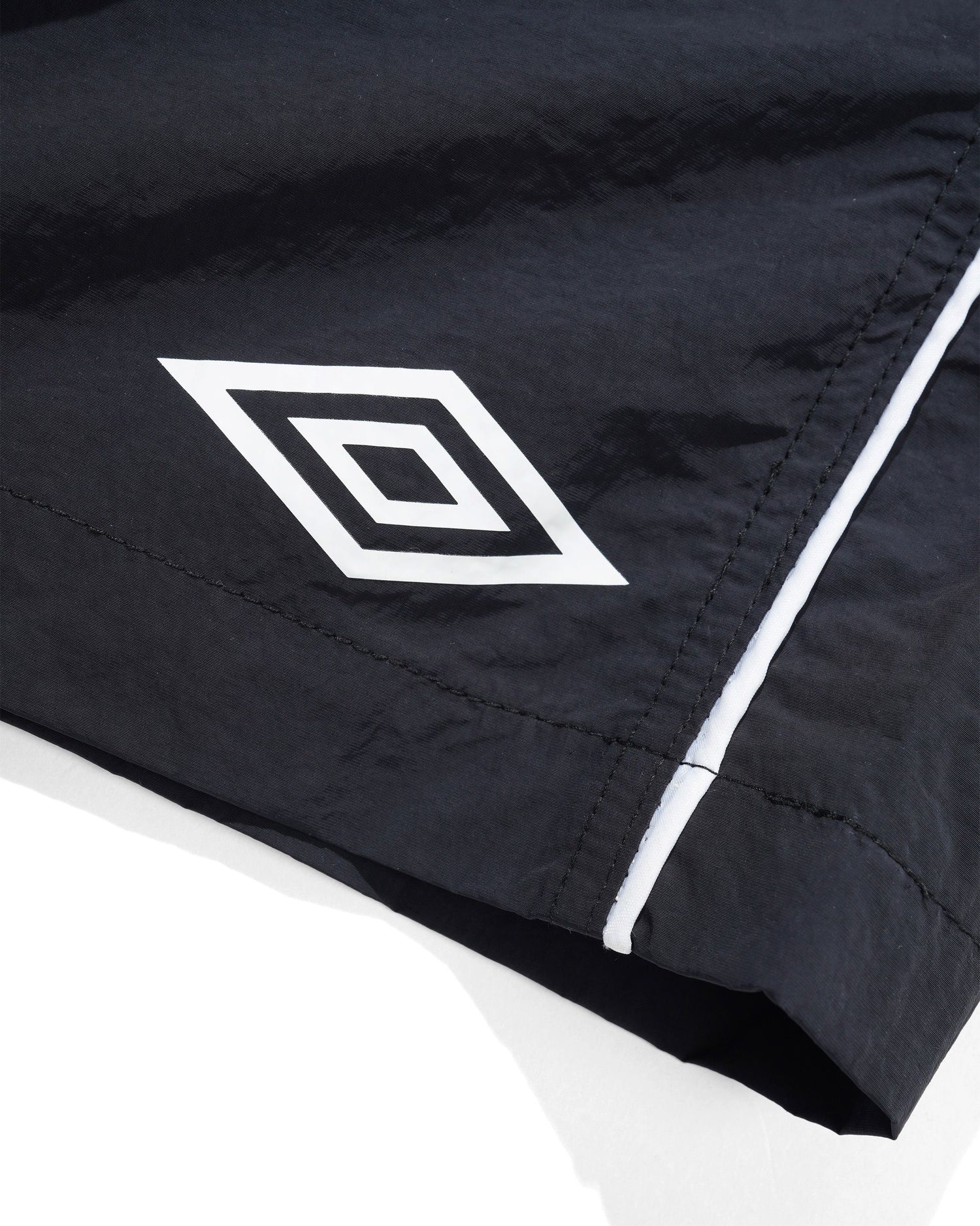 Long Track Shorts, Black