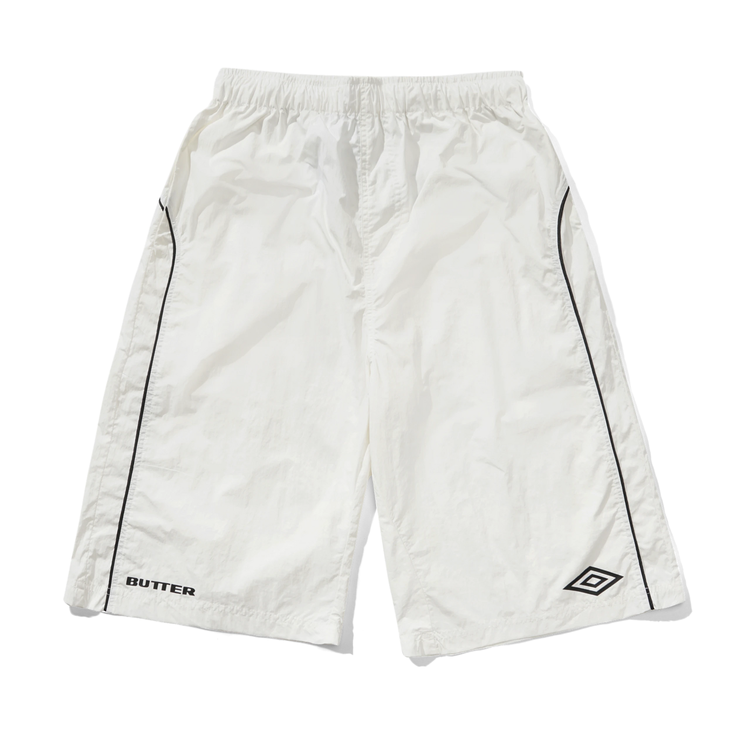 Long Track Shorts, White