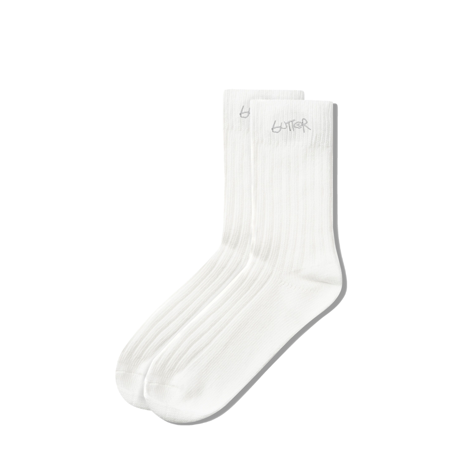 Mid-Cut Socks, White