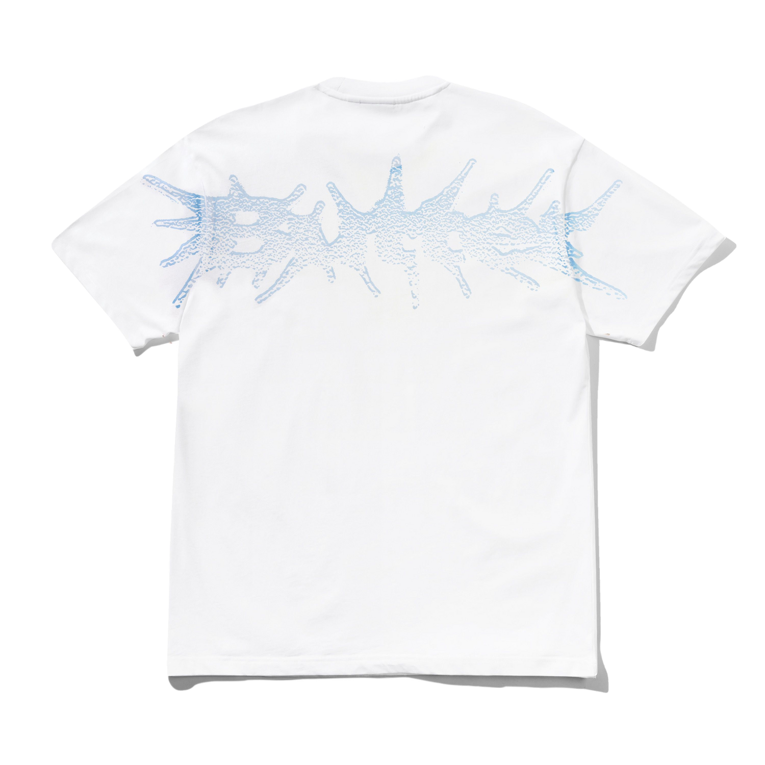 Nail Shoulder Print Tee, White