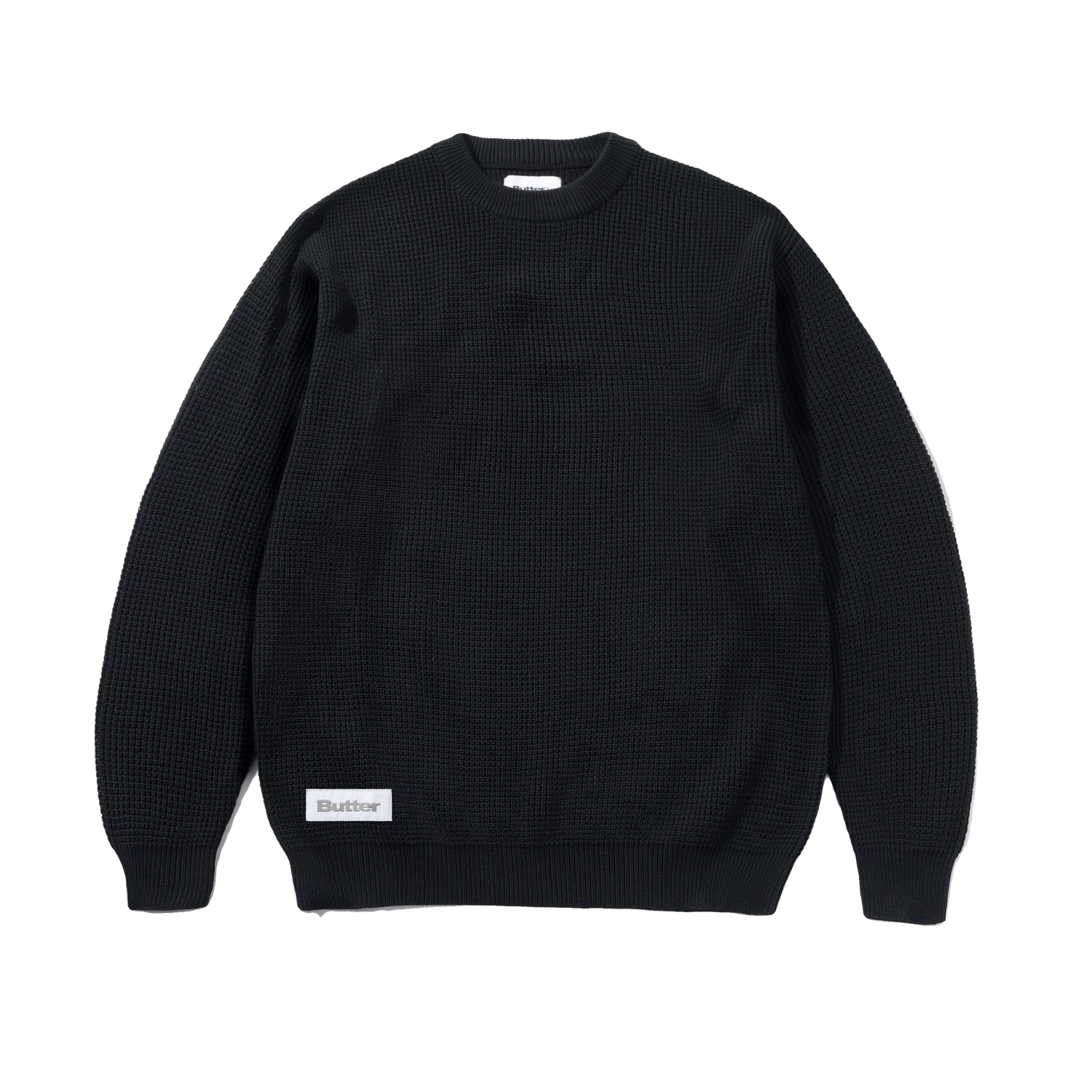 Newcomer Reversible Knit Sweater, Black