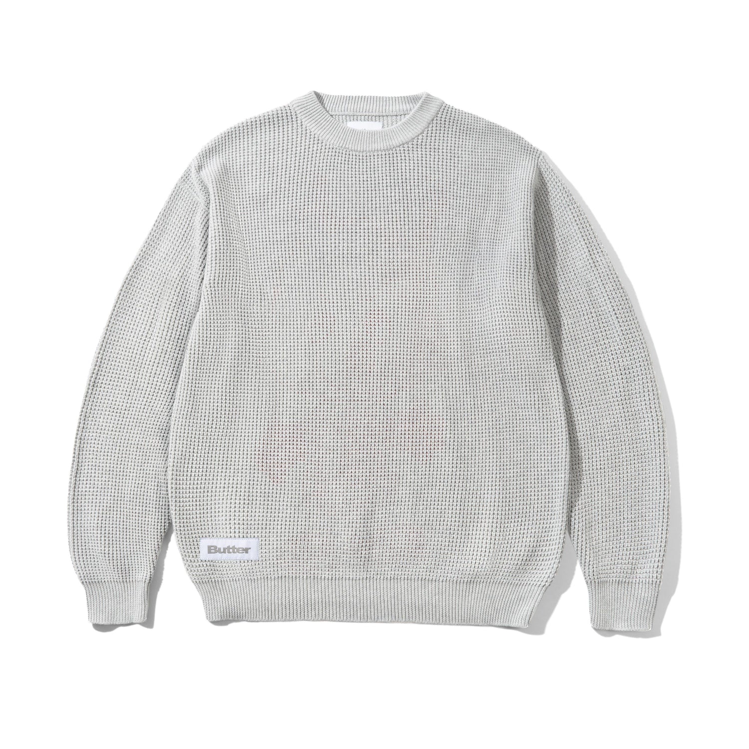 Newcomer Reversible Knit Sweater, Grey