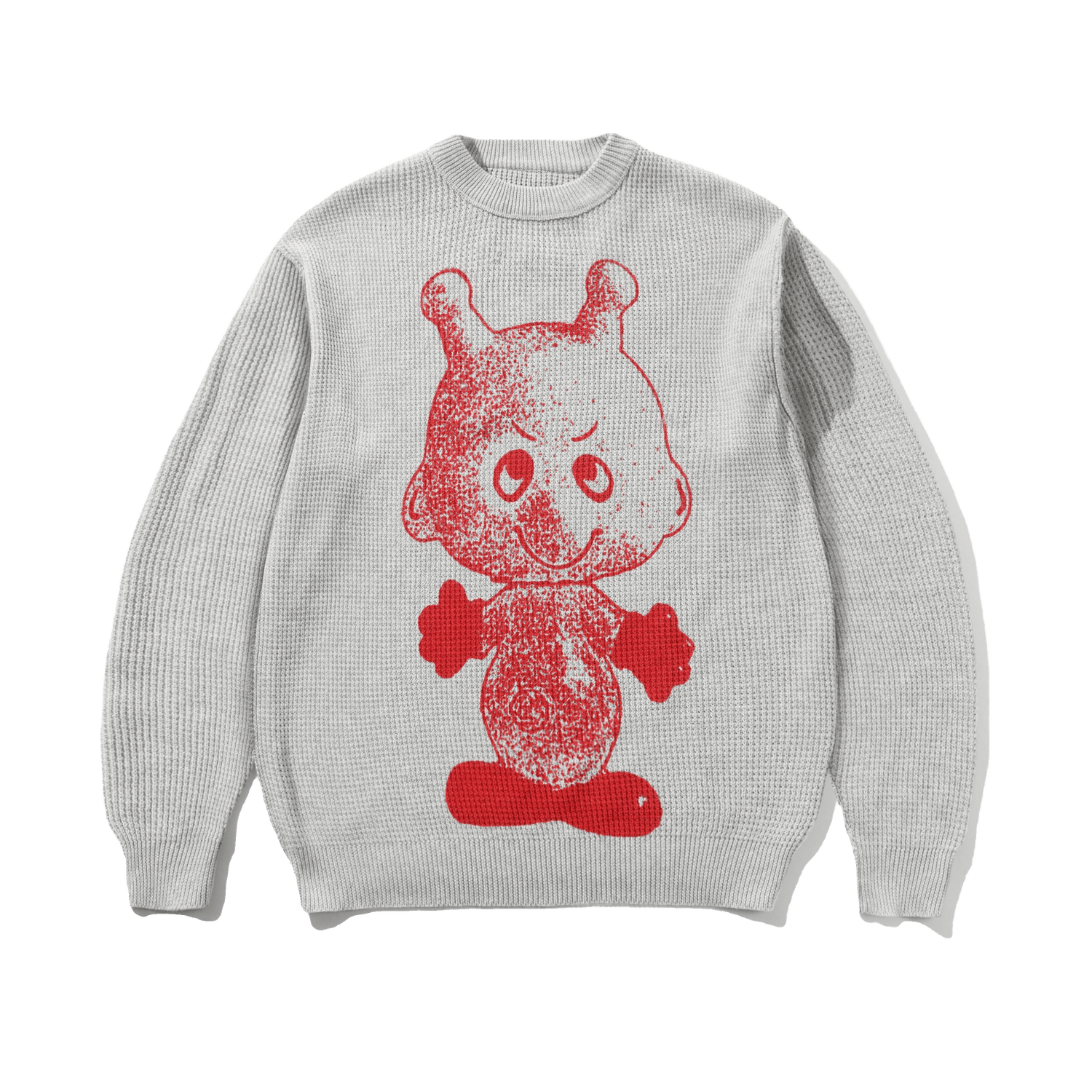 Newcomer Reversible Knit Sweater, Grey