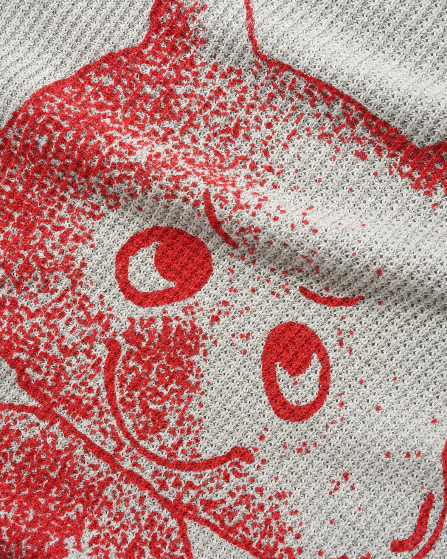 Newcomer Reversible Knit Sweater, Grey