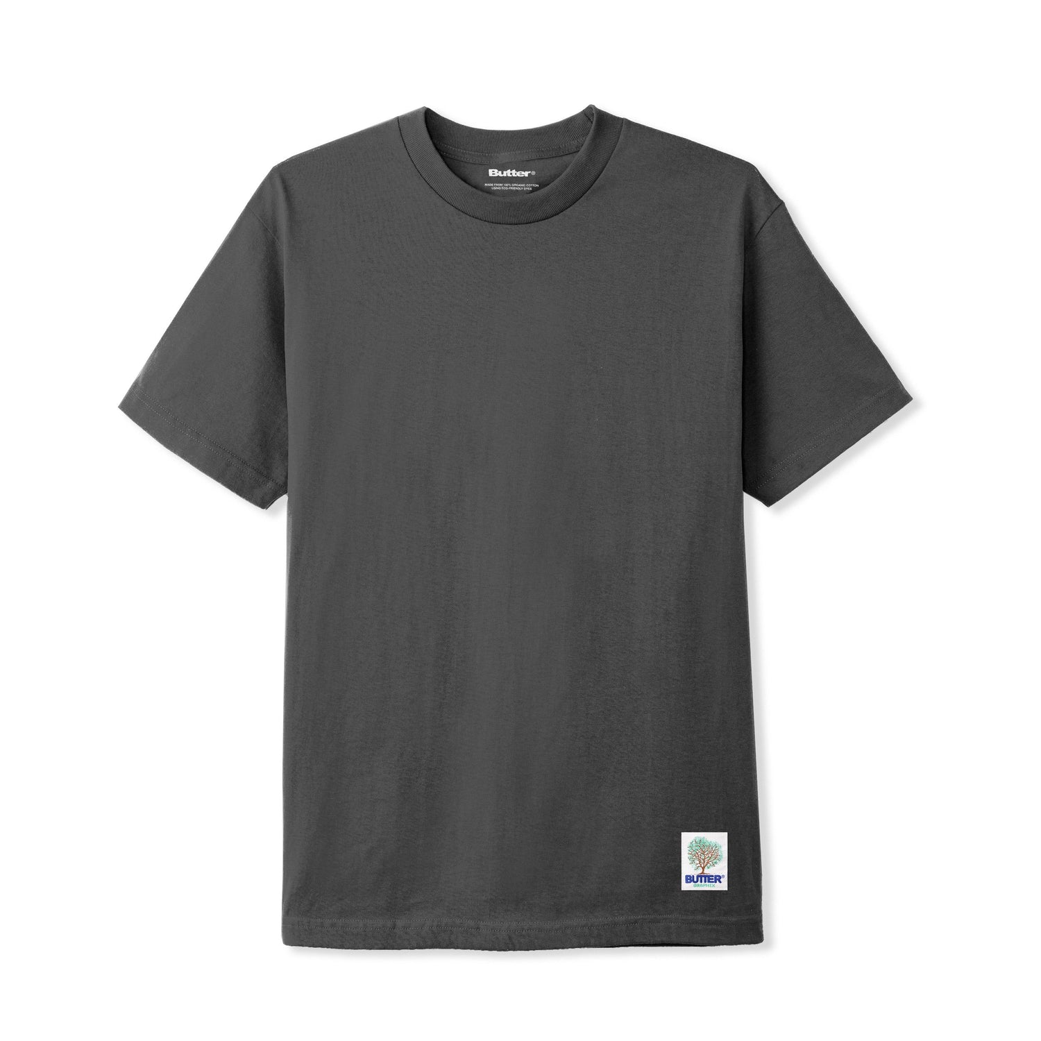 Organic Tee, Charcoal