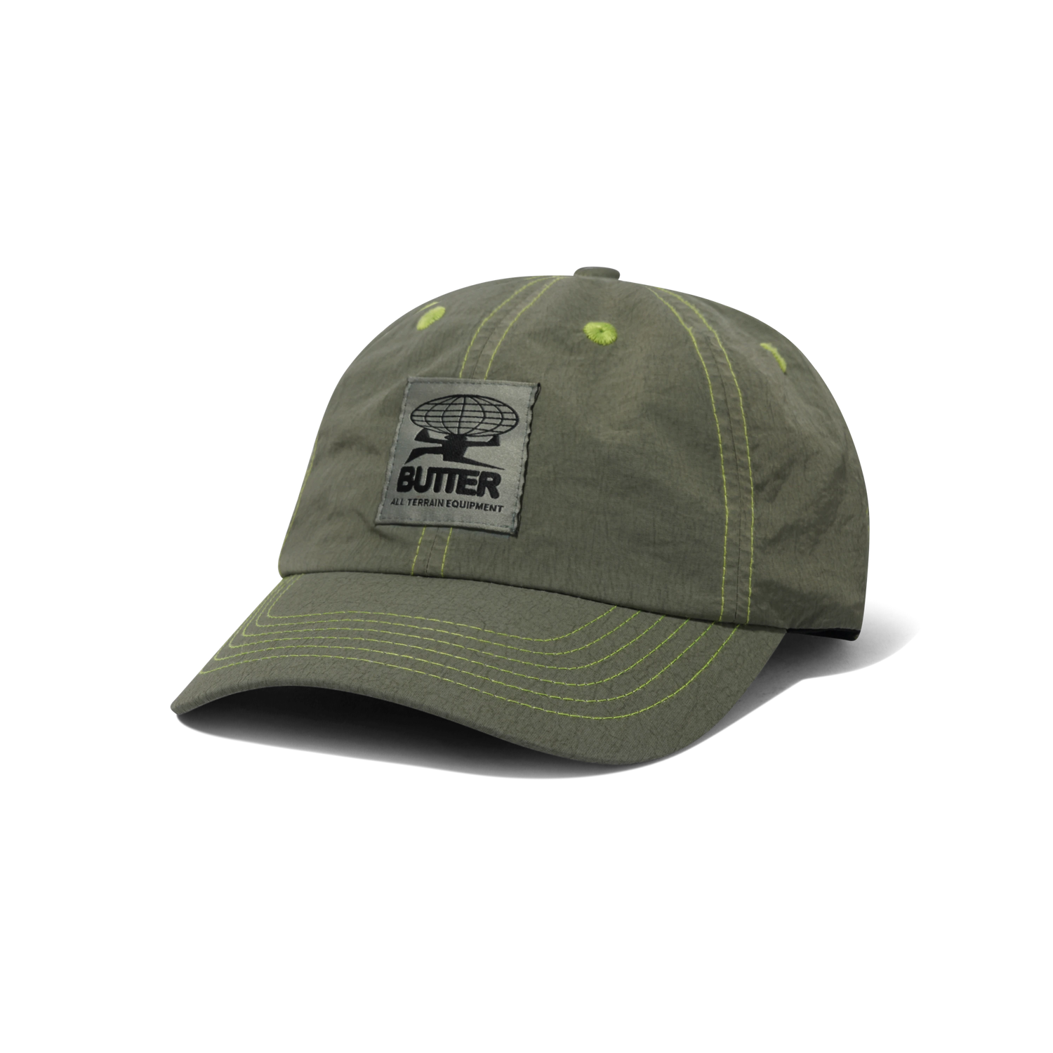 Overdyed Terrain 6 Panel Cap, Black