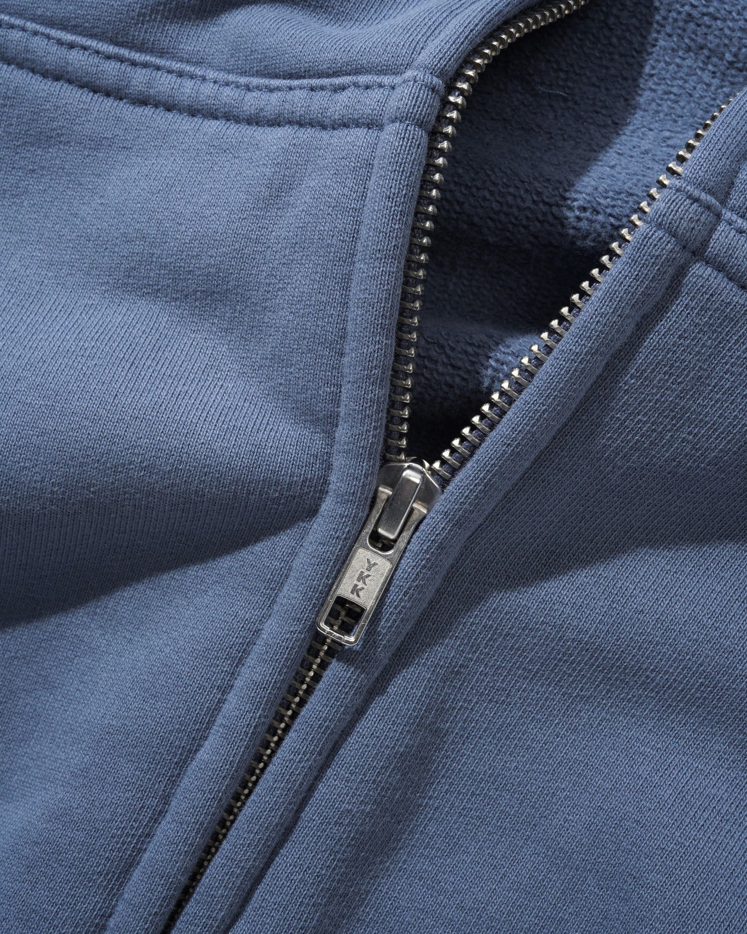 Patches Zip-Thru Hood, Washed Steel