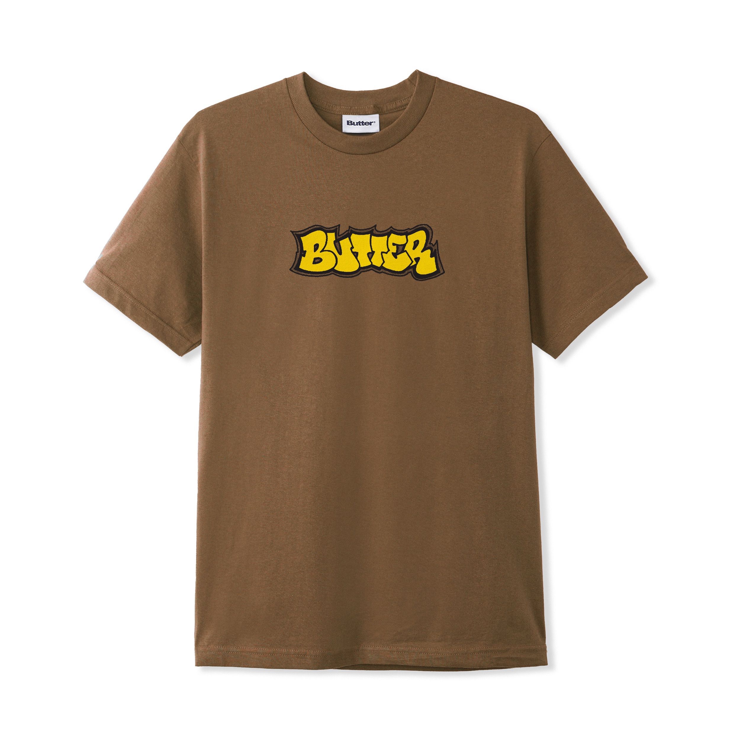 【Butter Goods】バターグッズ Perspective T-Shirt Tシャツ Perspective Tee, Oak Brown – Butter Goods