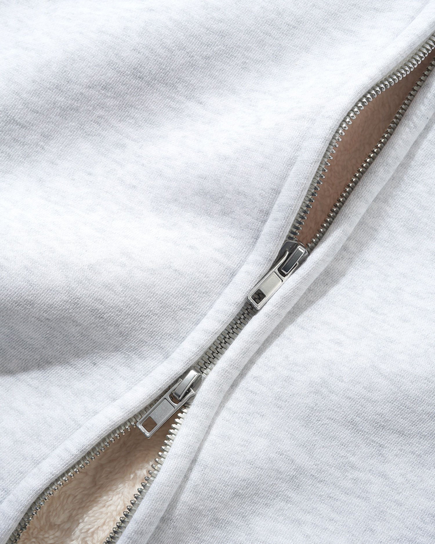 Pile Lined Zip-Thru Hood, Ash