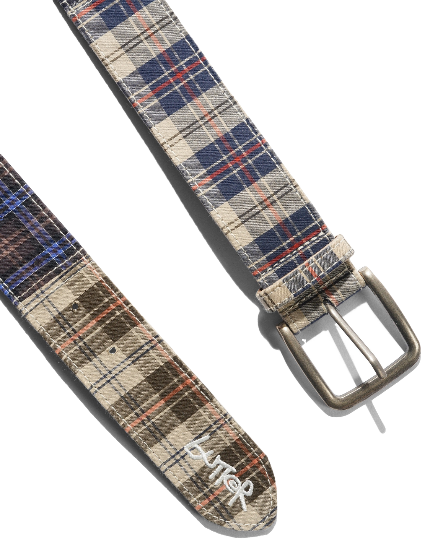 Plaid Belt, Patchwork Plaid