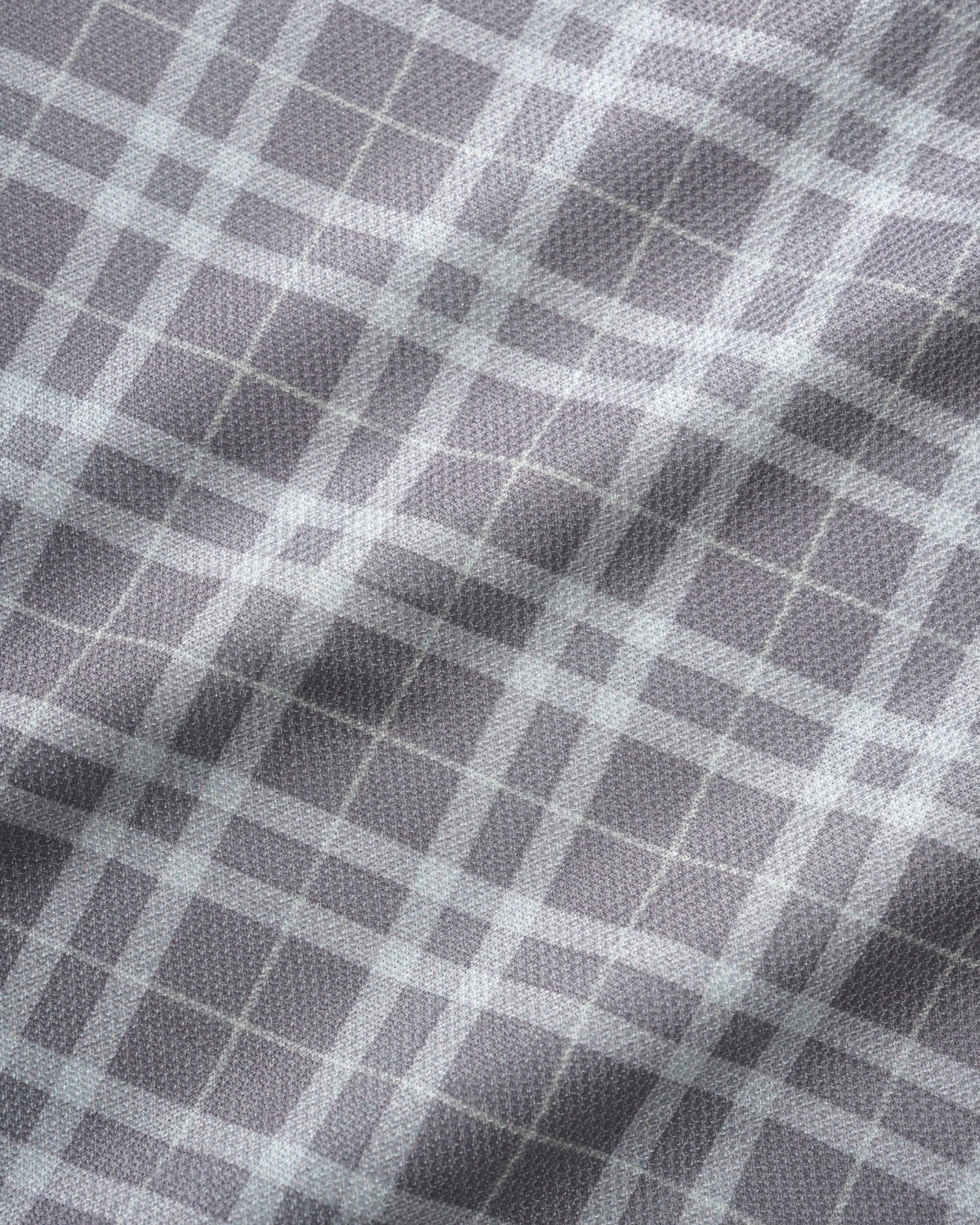 Plaid Jersey, Berry / Stone