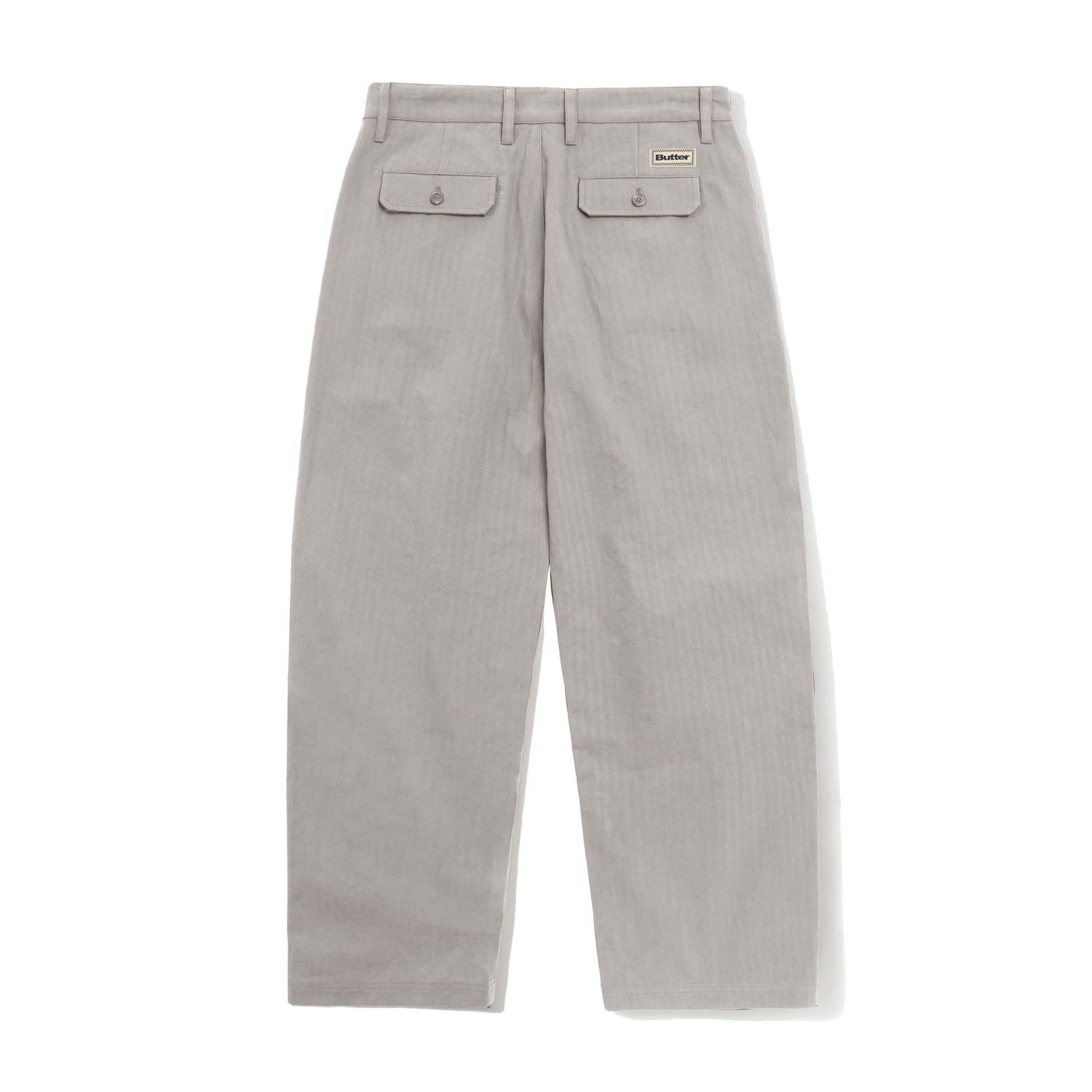 Pleated Trousers, Washed Light Grey