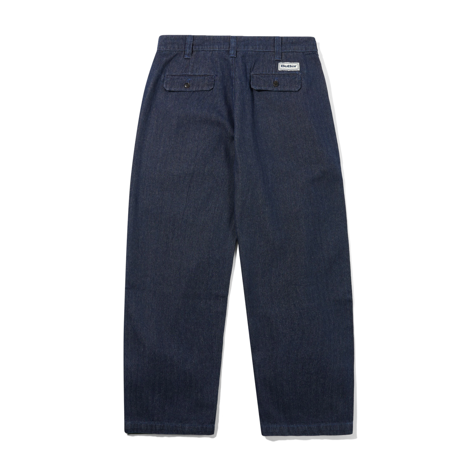 Pleated Trousers, Herringbone Denim