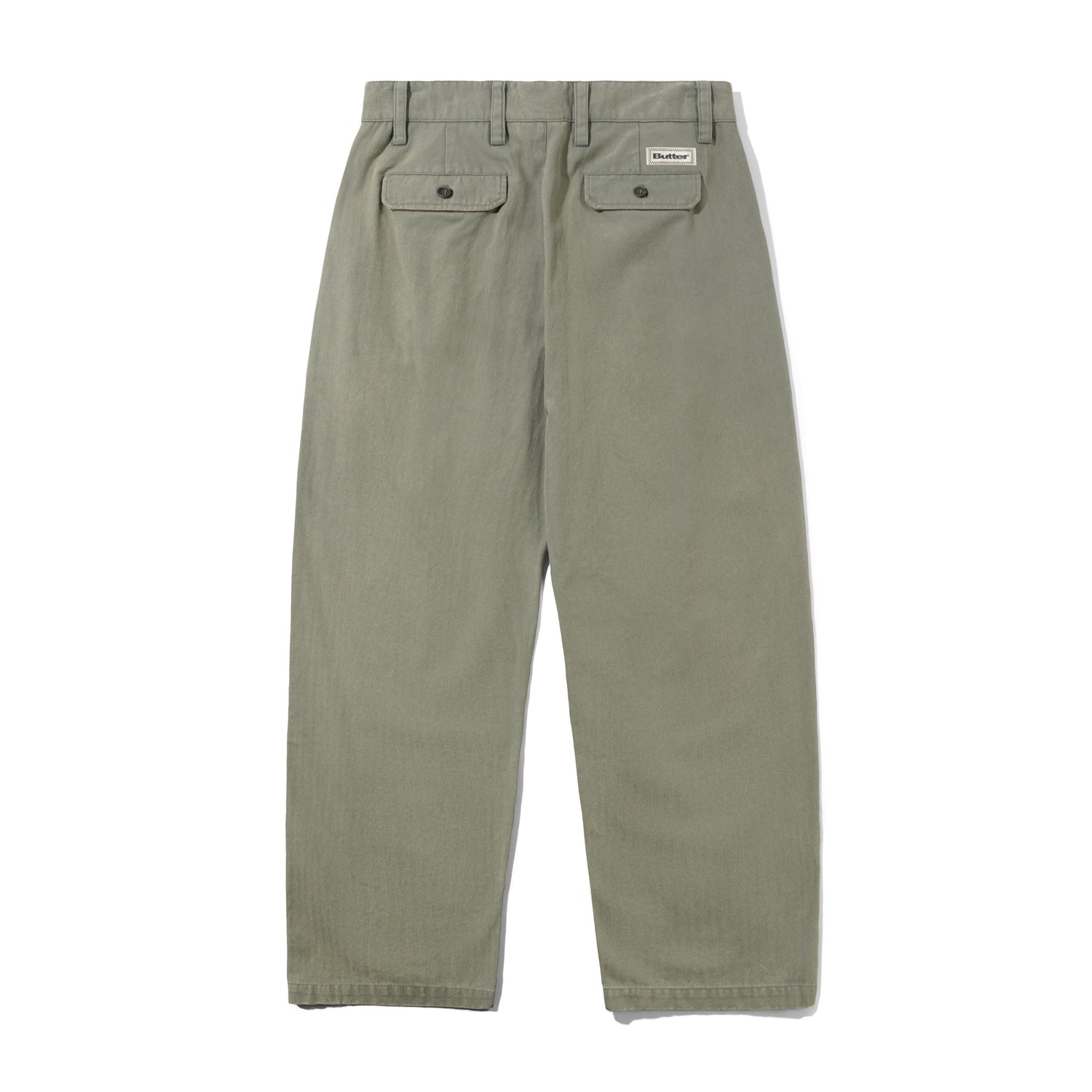 Pleated Trousers, Washed Fatigue