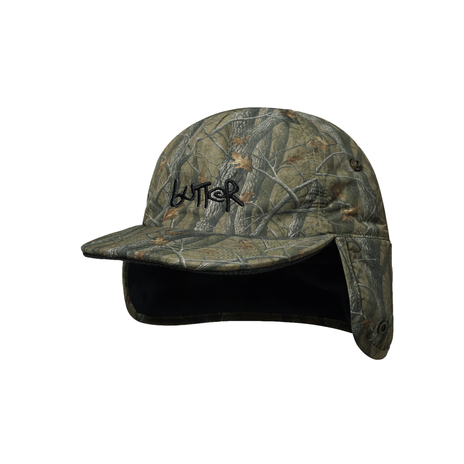 Polartec Reversible Trapper Cap, Forest Camo / Navy