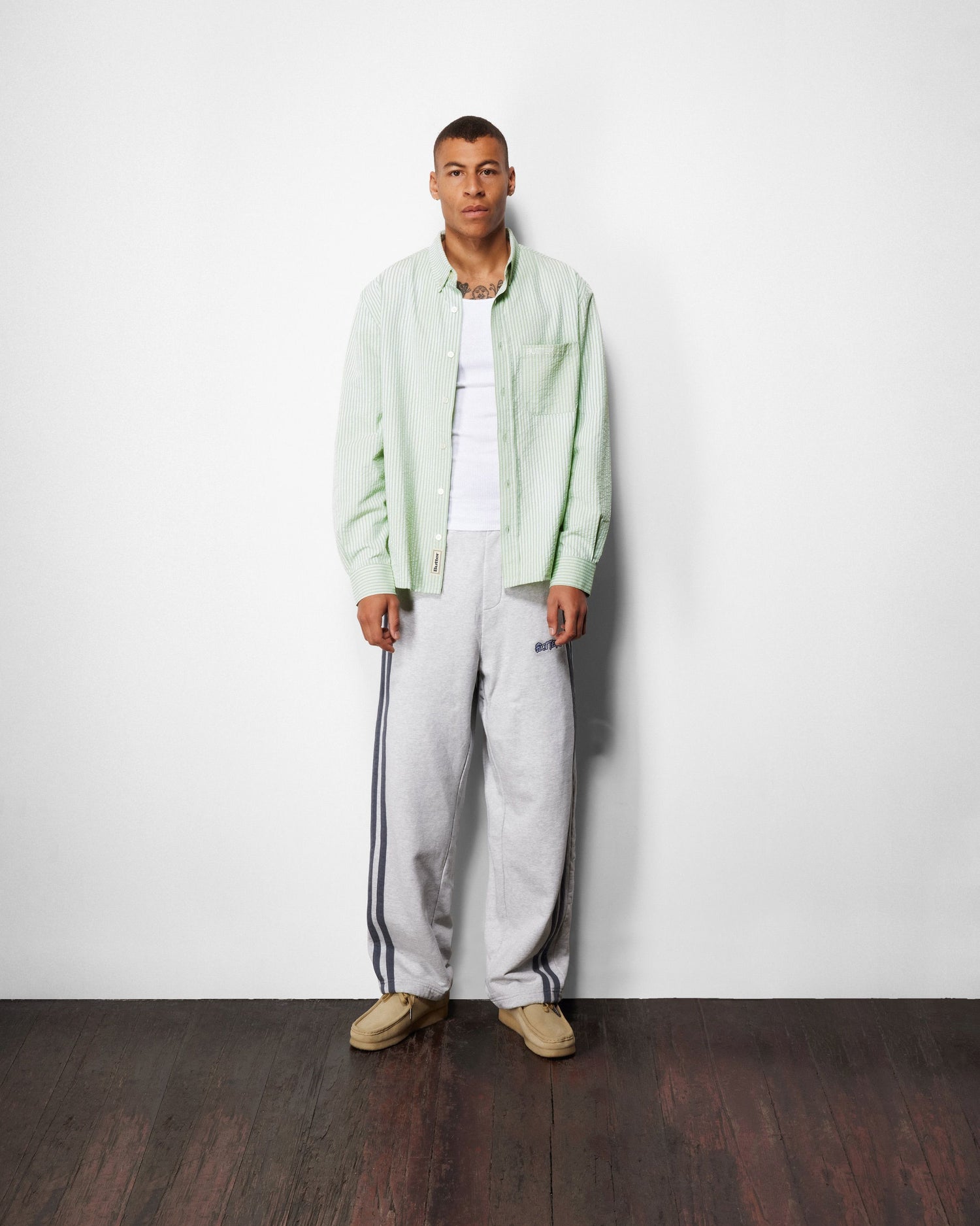 Tunnel Trackpants, Chocolate / Beige