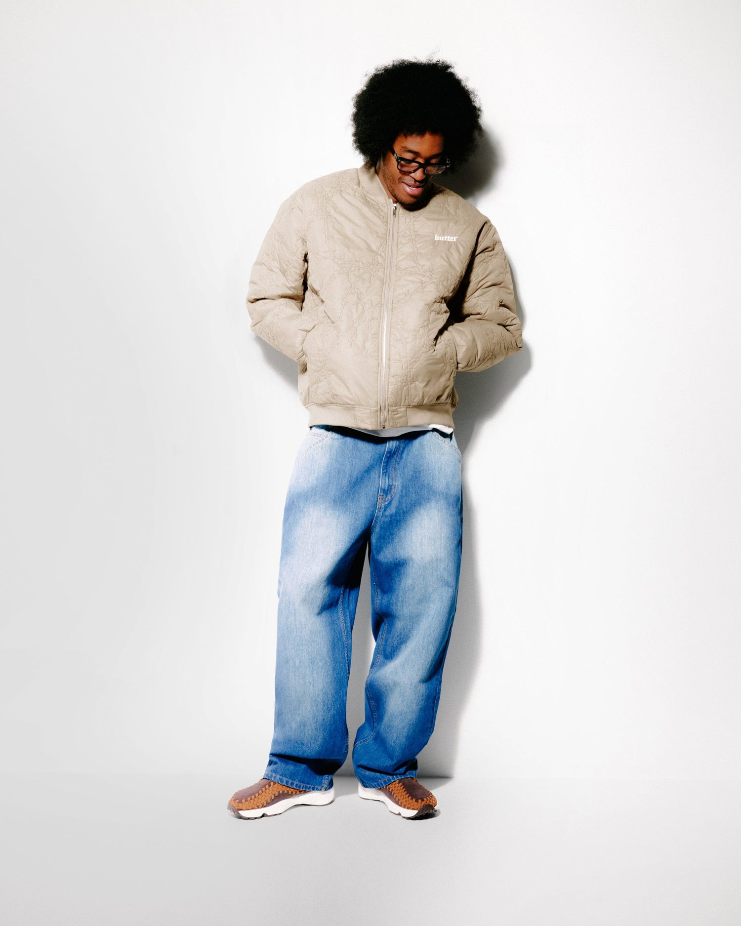 Wired Bomber Jacket, Khaki