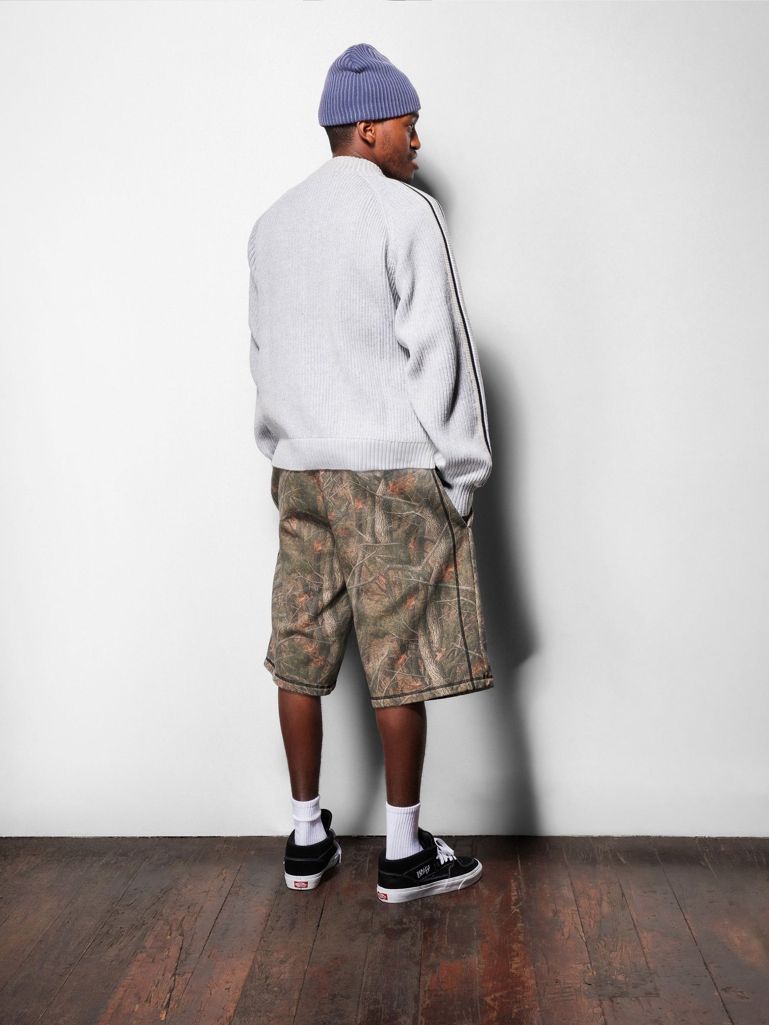 Club Zip-Thru Knit, Black