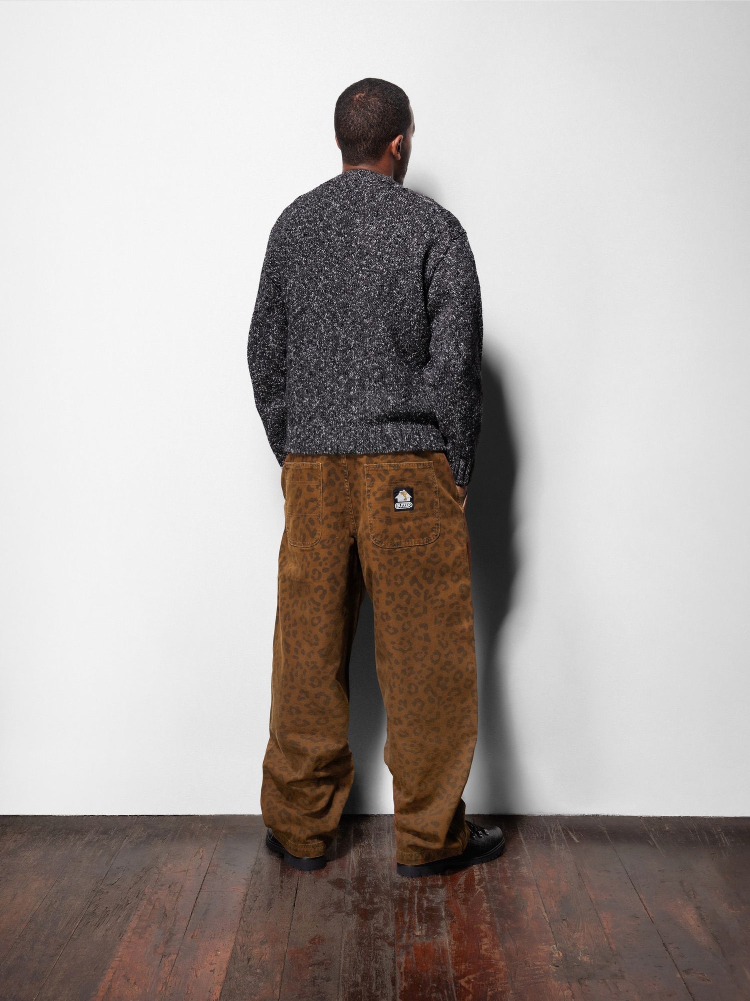 Speckle Knit Sweater, Copper