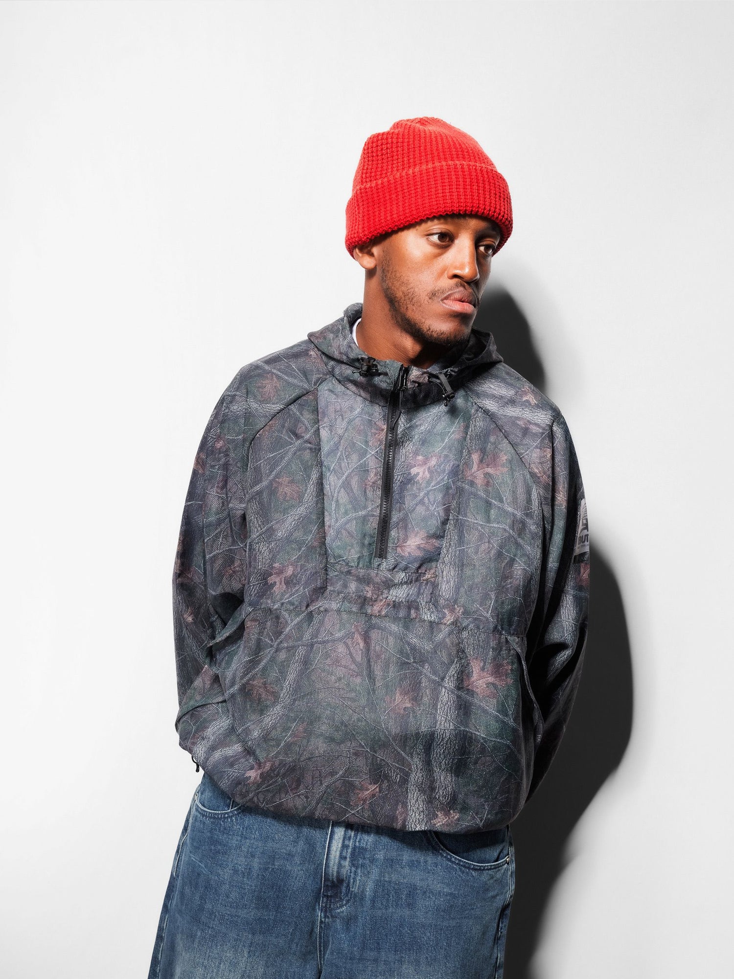Fine Mesh Anorak, Forest Camo