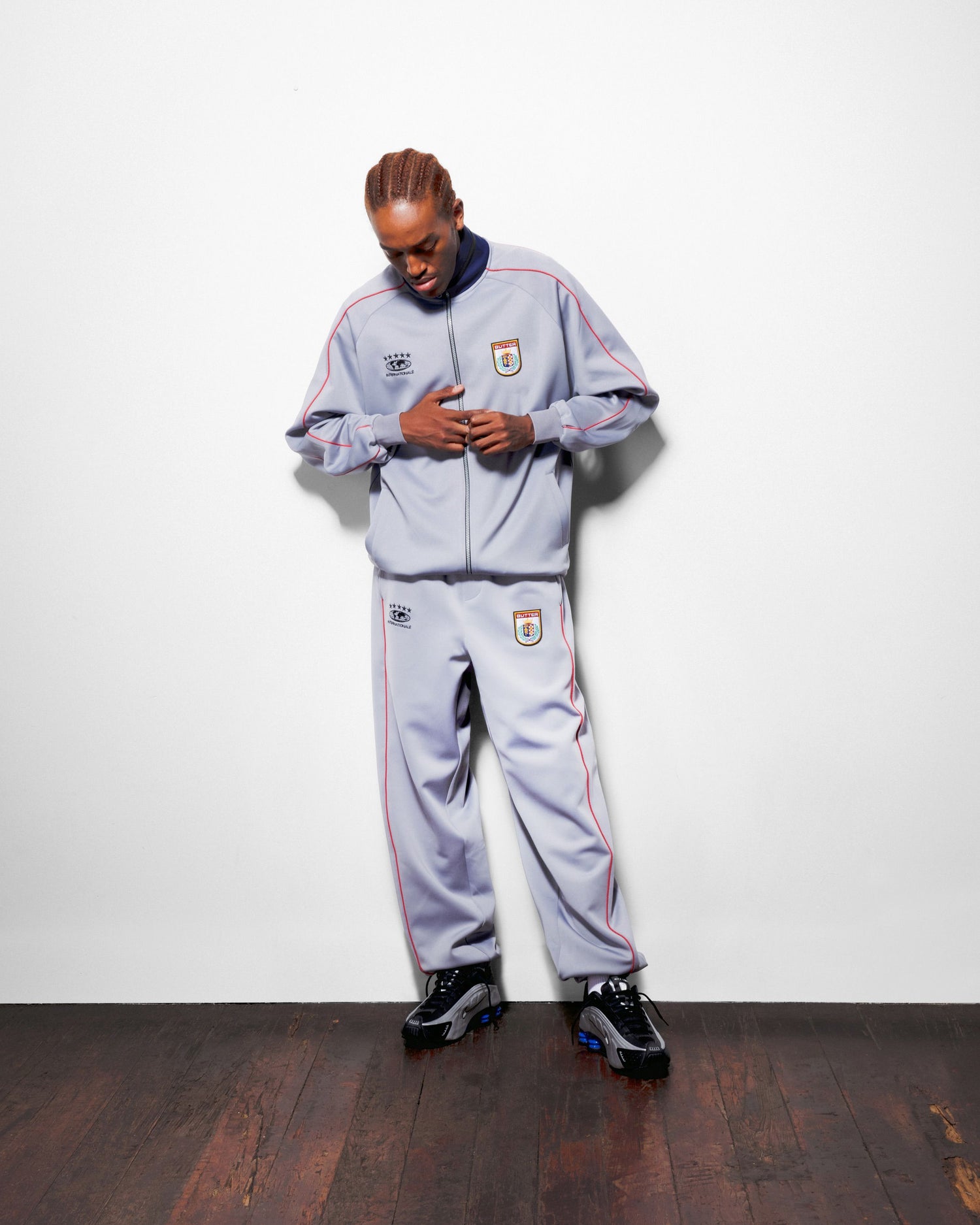Internationale Track Pants, Navy