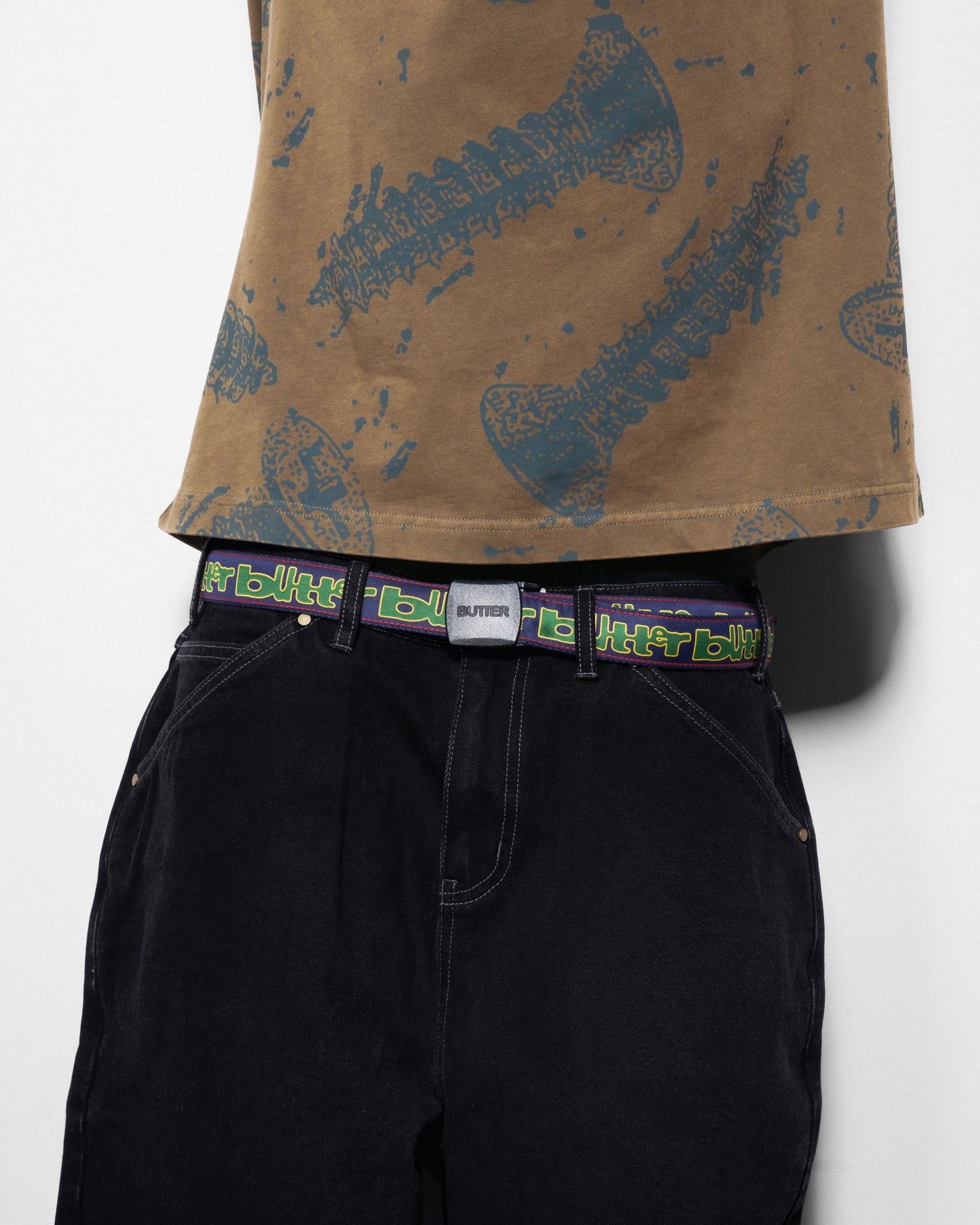 Screw Tee, Washed Black