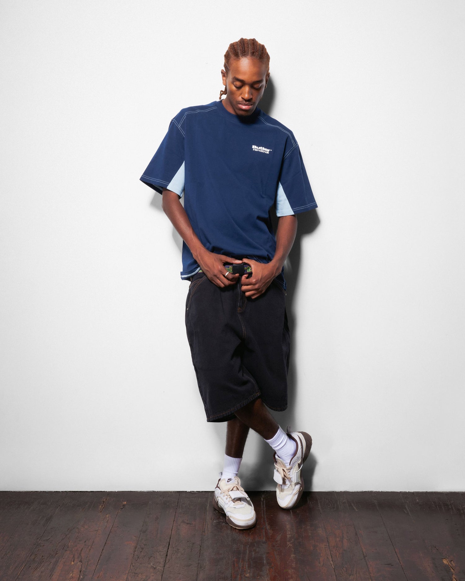 Internationale Panelled Tee, Chestnut