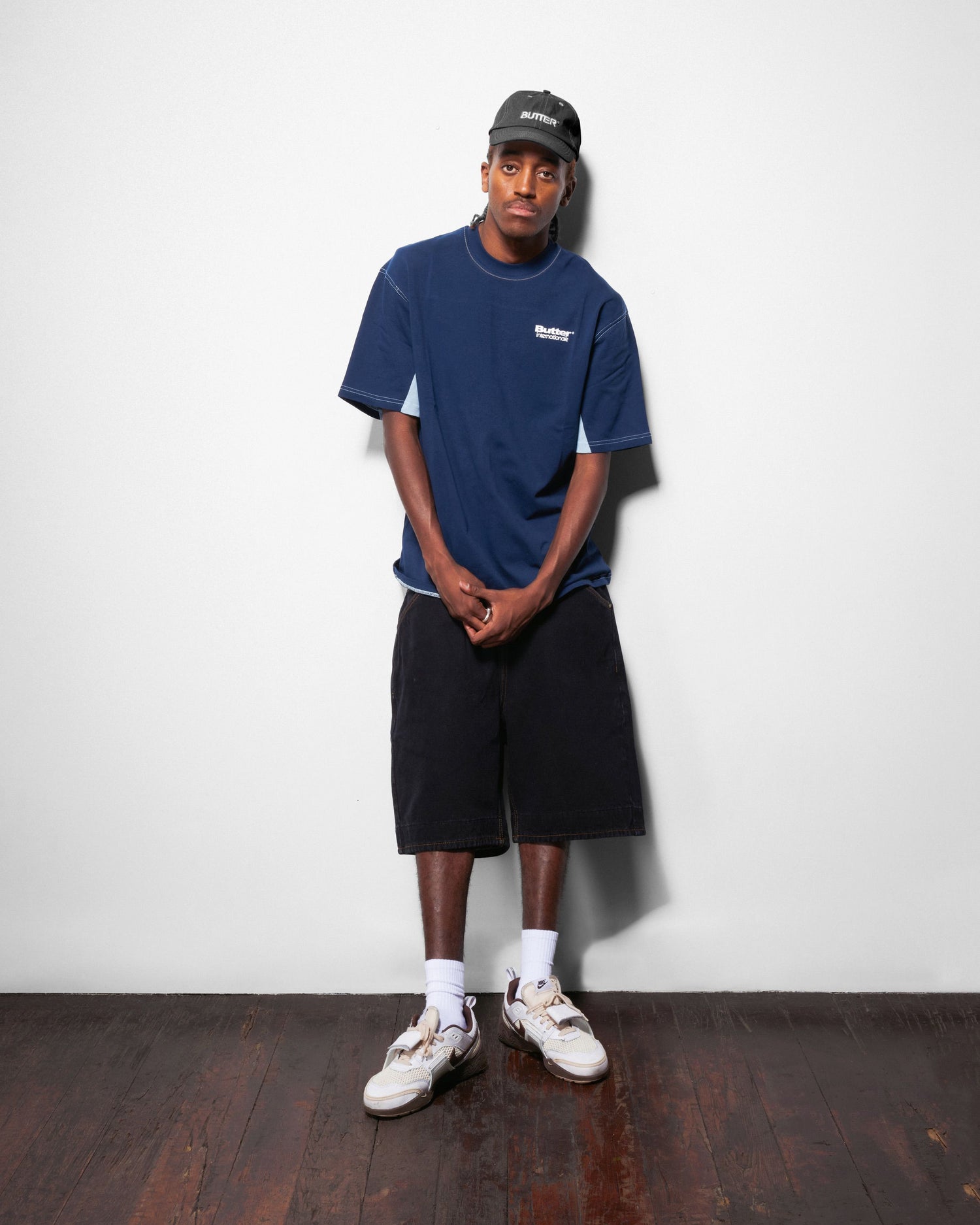 Internationale Panelled Tee, Chestnut