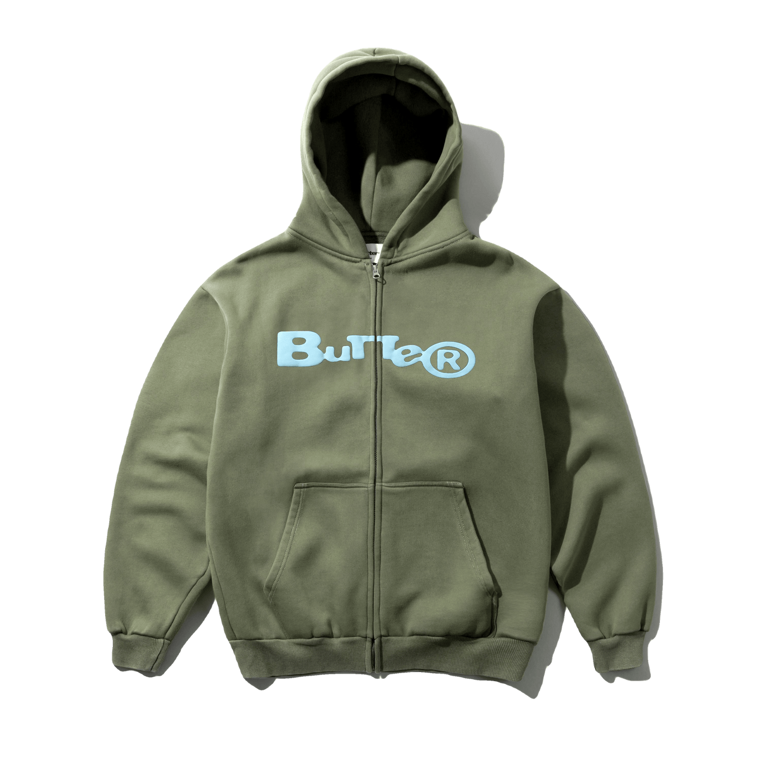 Registered Zip-Thru Hood, Dull Army