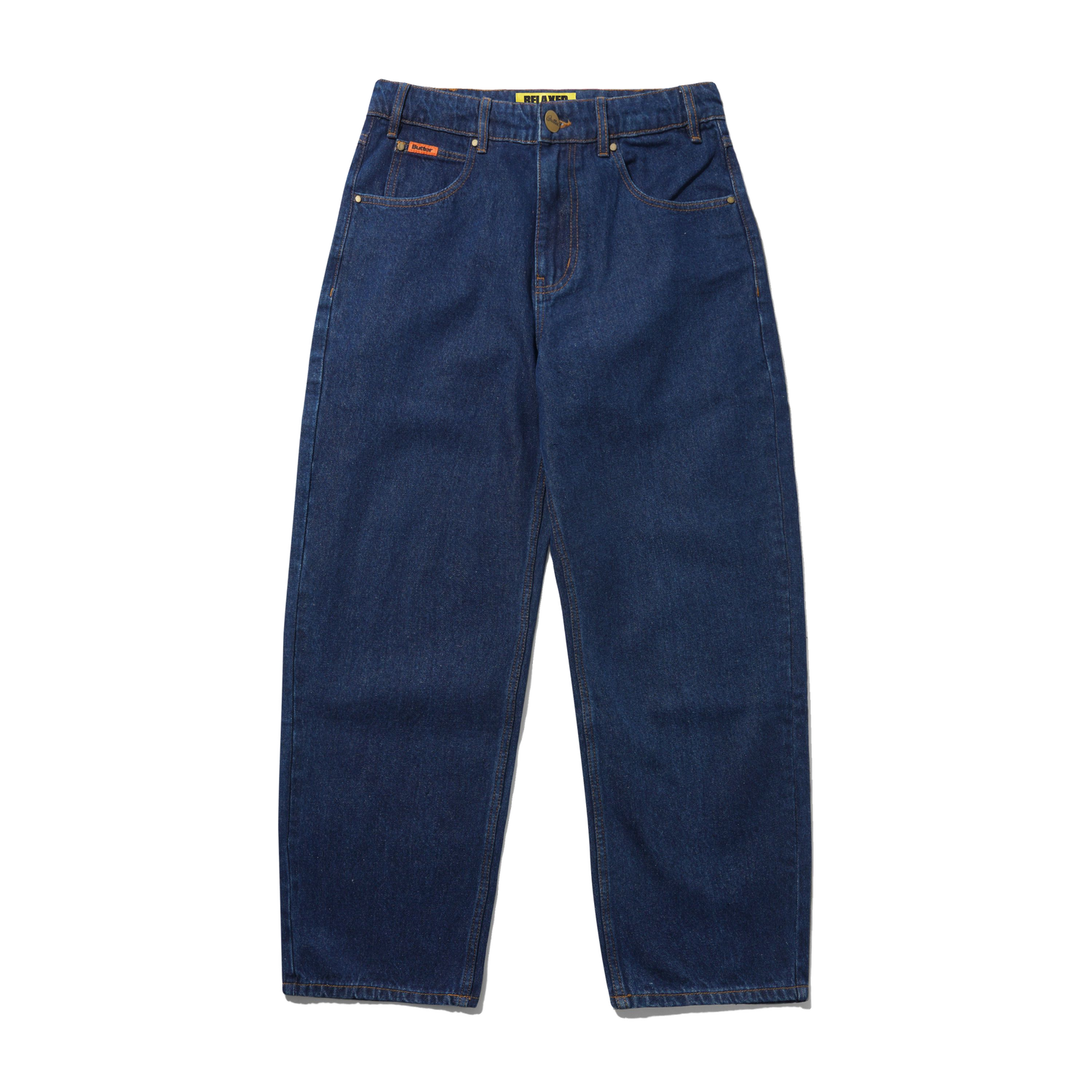 Relaxed Denim Jeans, Dark Indigo