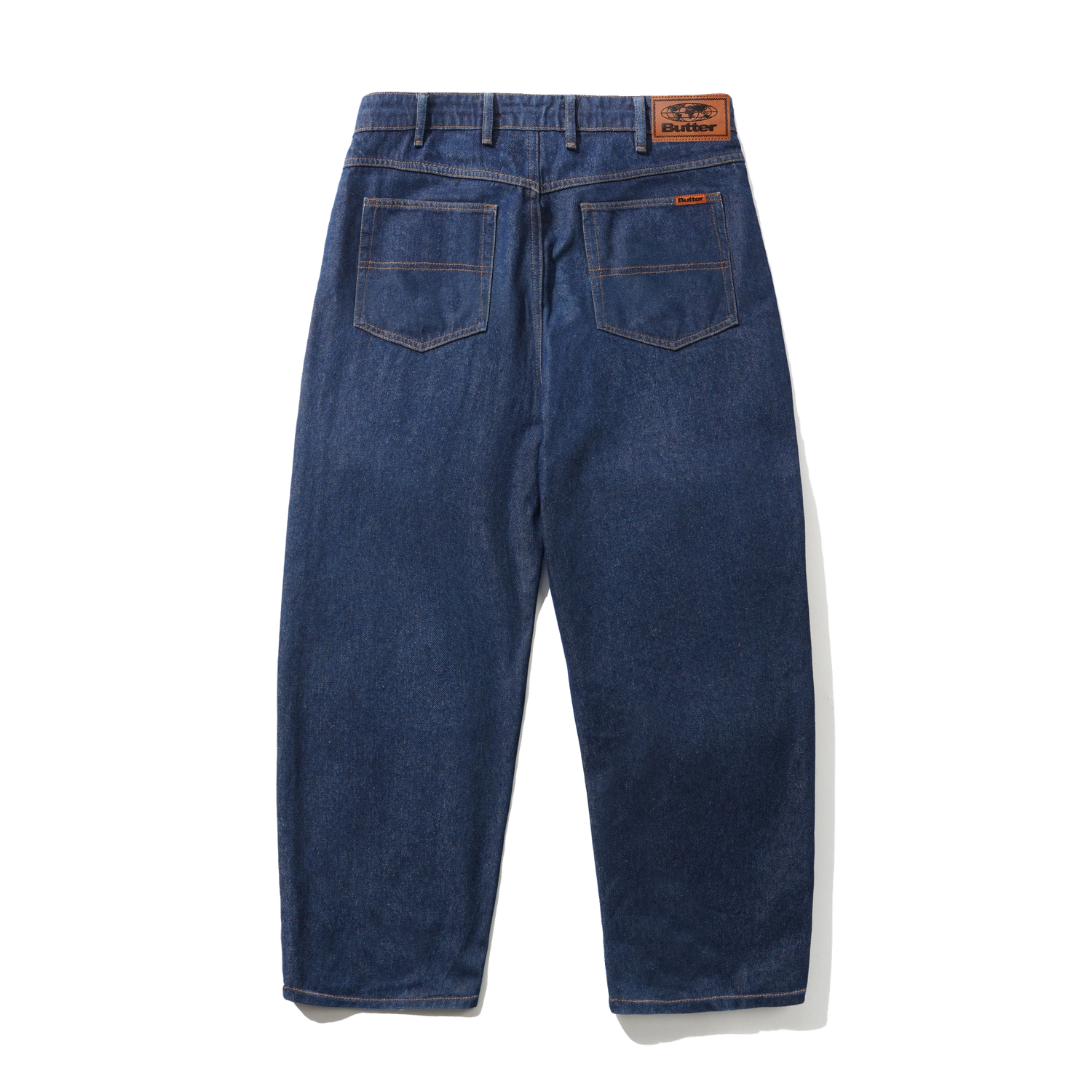 Relaxed Denim Jeans, Dark Indigo