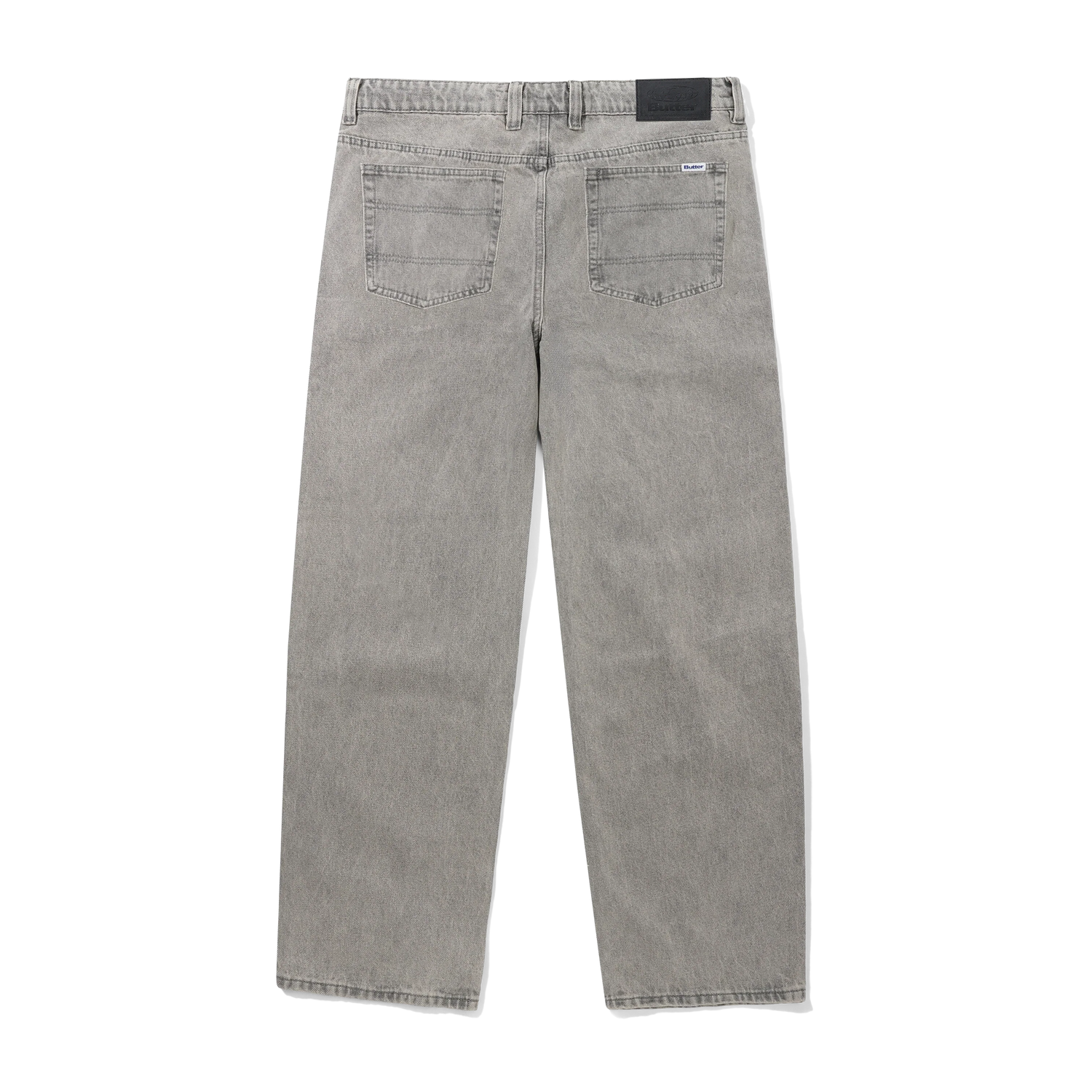 Relaxed Denim Jeans, Grey Wash