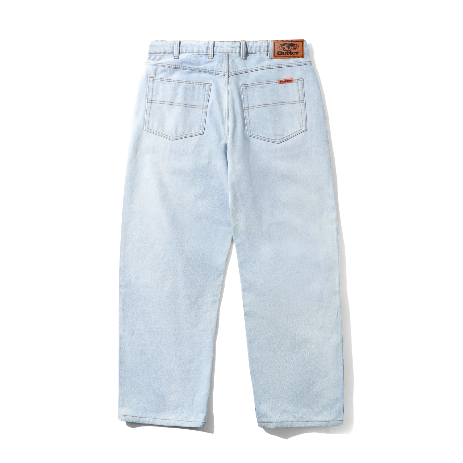 Relaxed Denim Jeans, Light Blue