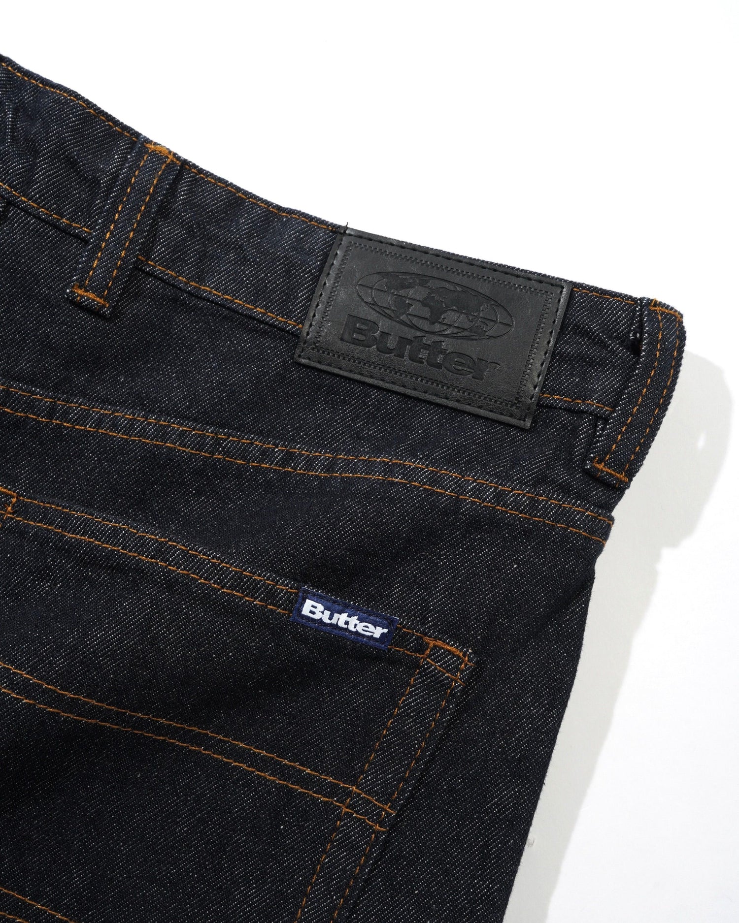 Relaxed Denim Jeans, Raw Indigo