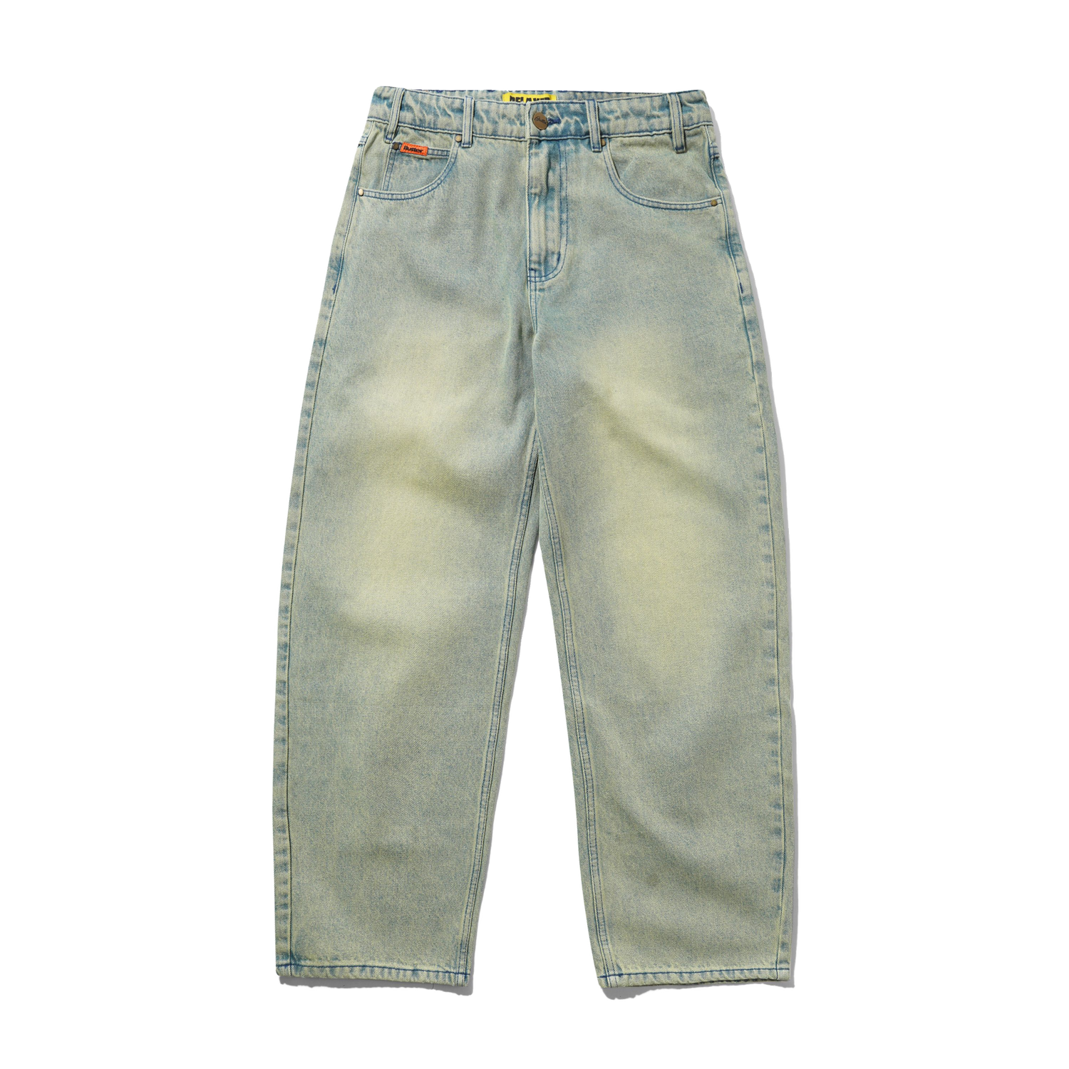 Relaxed Denim Jeans, Sunfade Blue