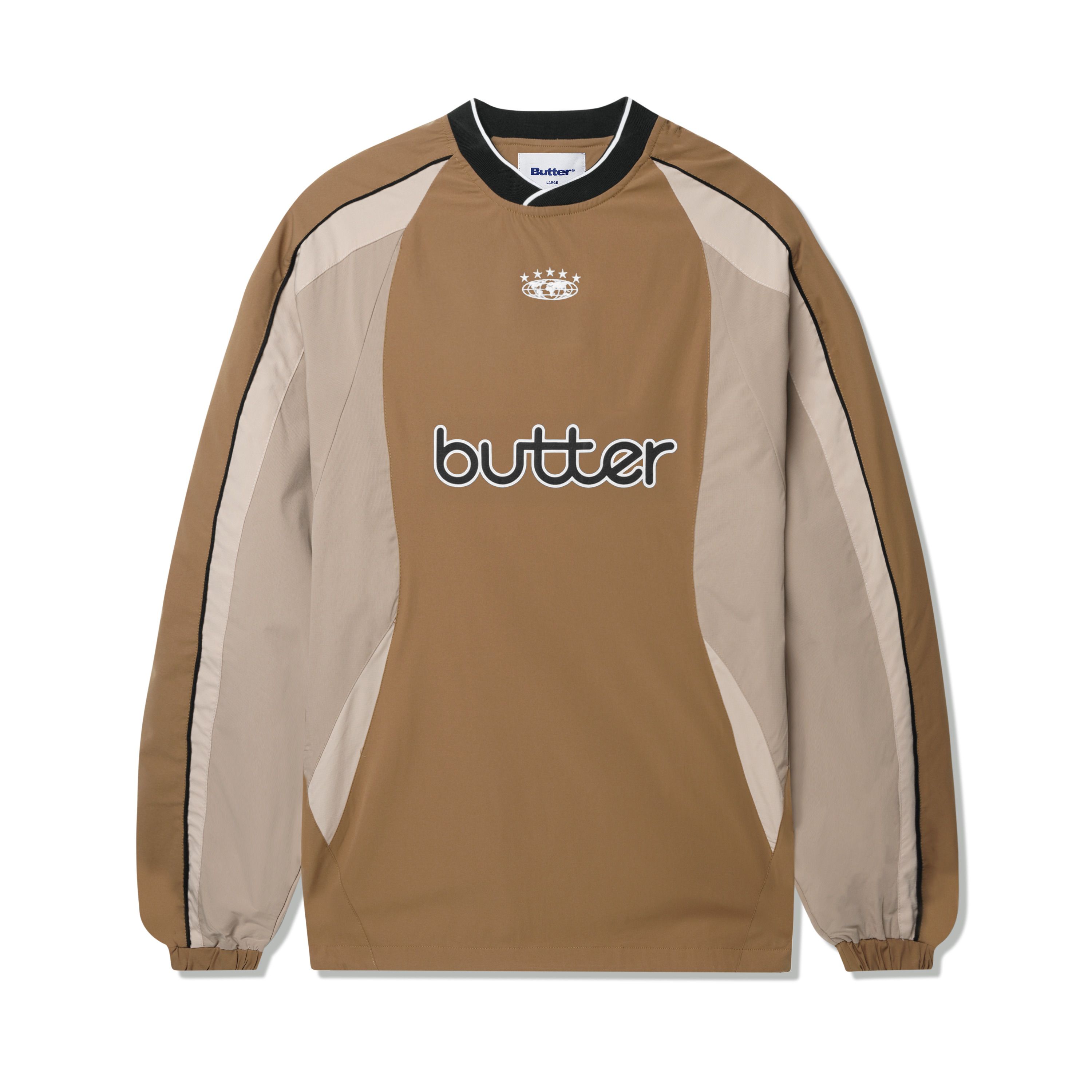 【BUTTER GOODS】 Ridge Sport Crewneck, Oak RidgeSportCrewneckOak1_cb6a06f