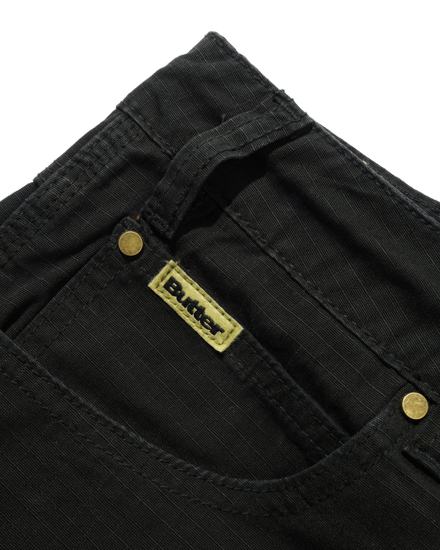 Ripstop Carpenter Pants, Black