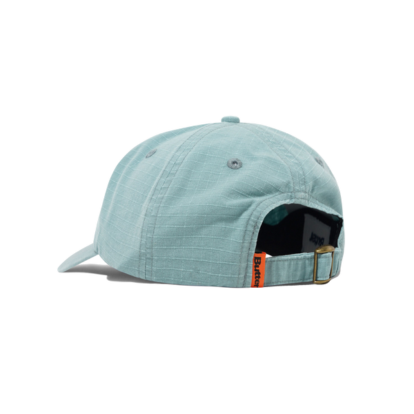 Ripstop Rounded Logo 6 Panel Cap, Washed Ice – Butter Goods
