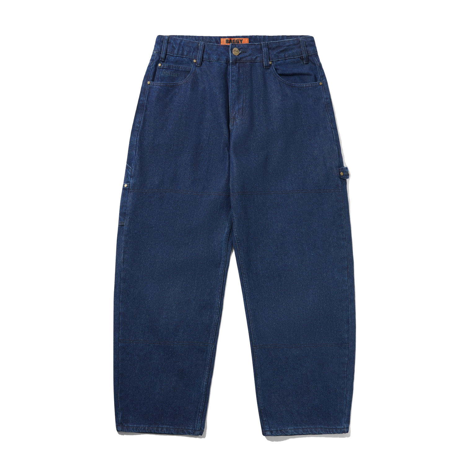 Rivet Denim Jeans, Raw Indigo
