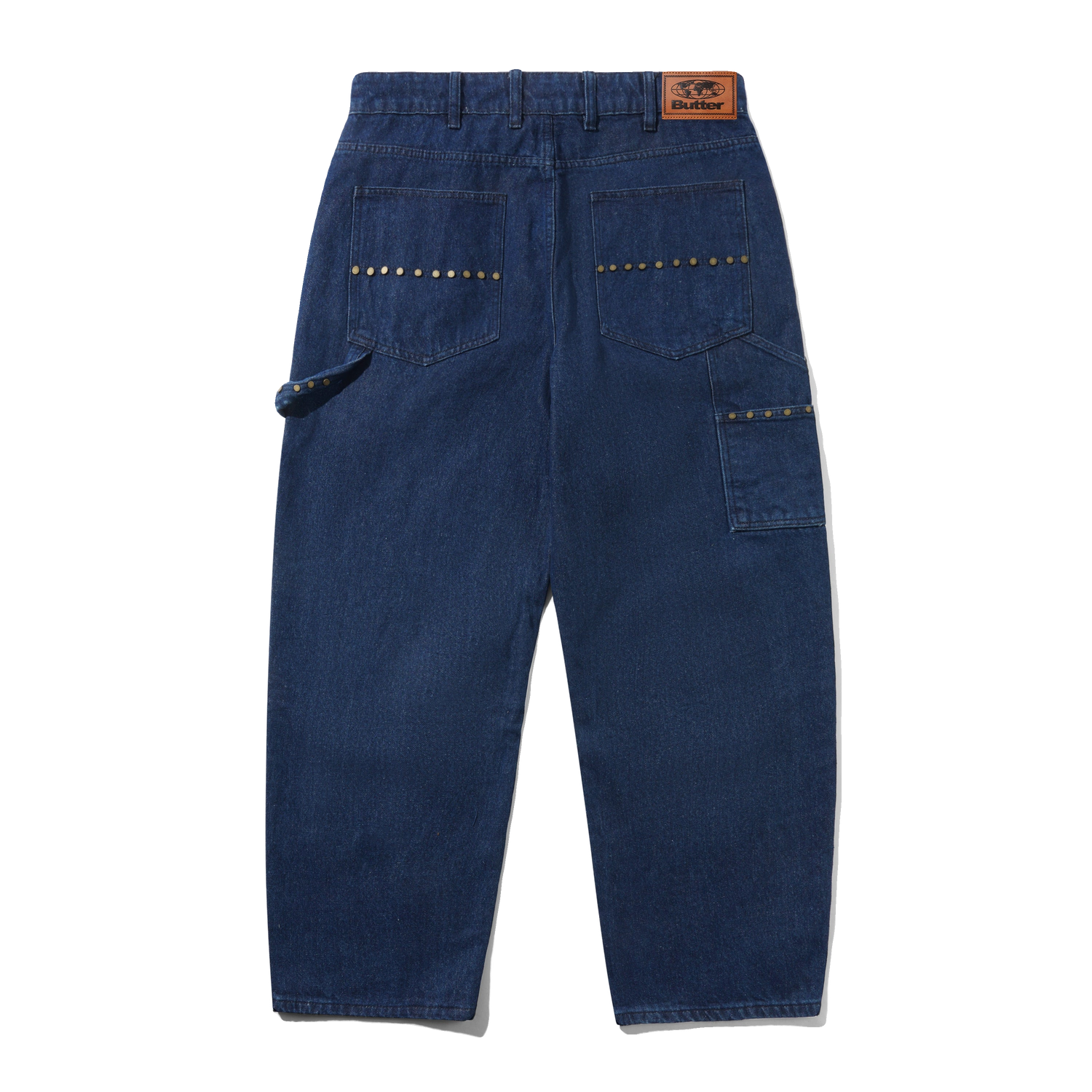 Rivet Denim Jeans, Raw Indigo