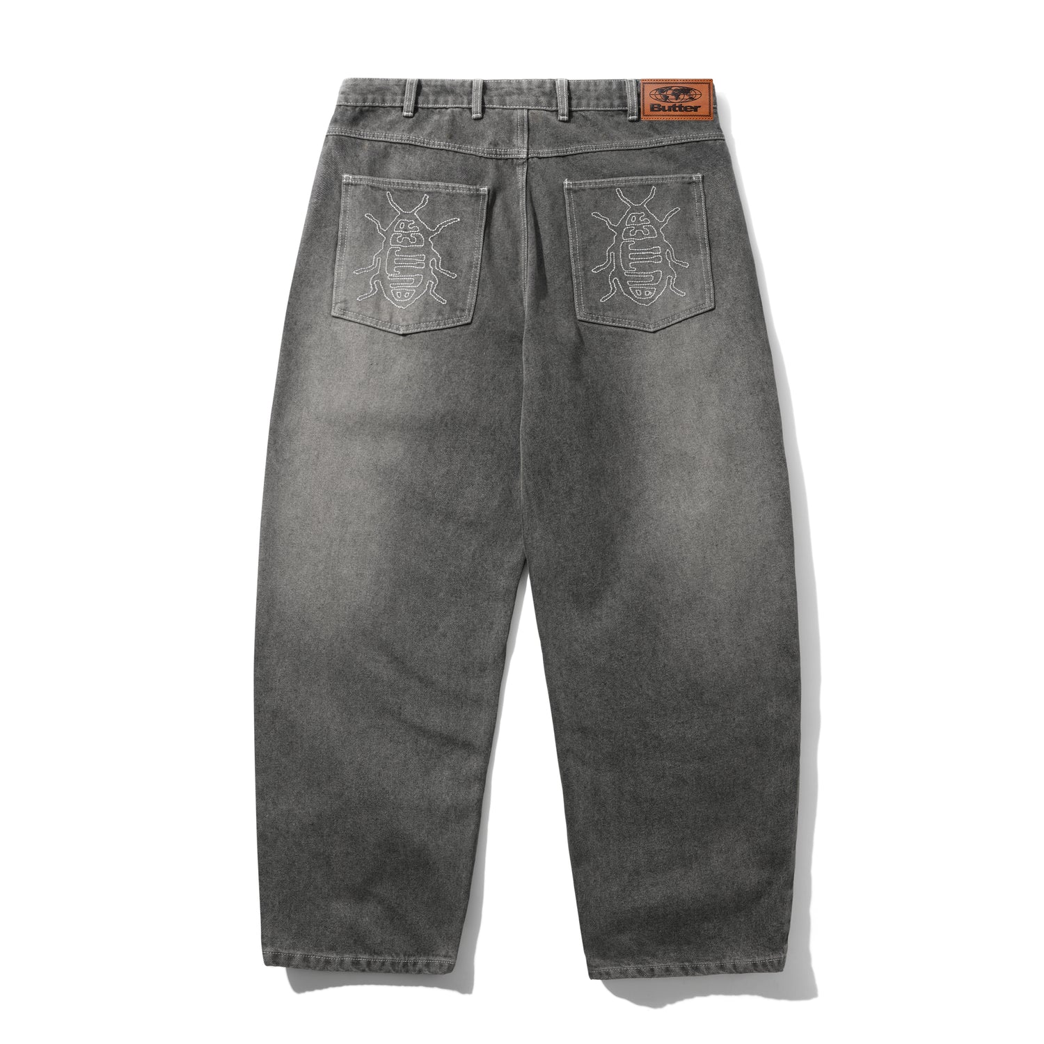 Roach Denim Jeans, Black Wash