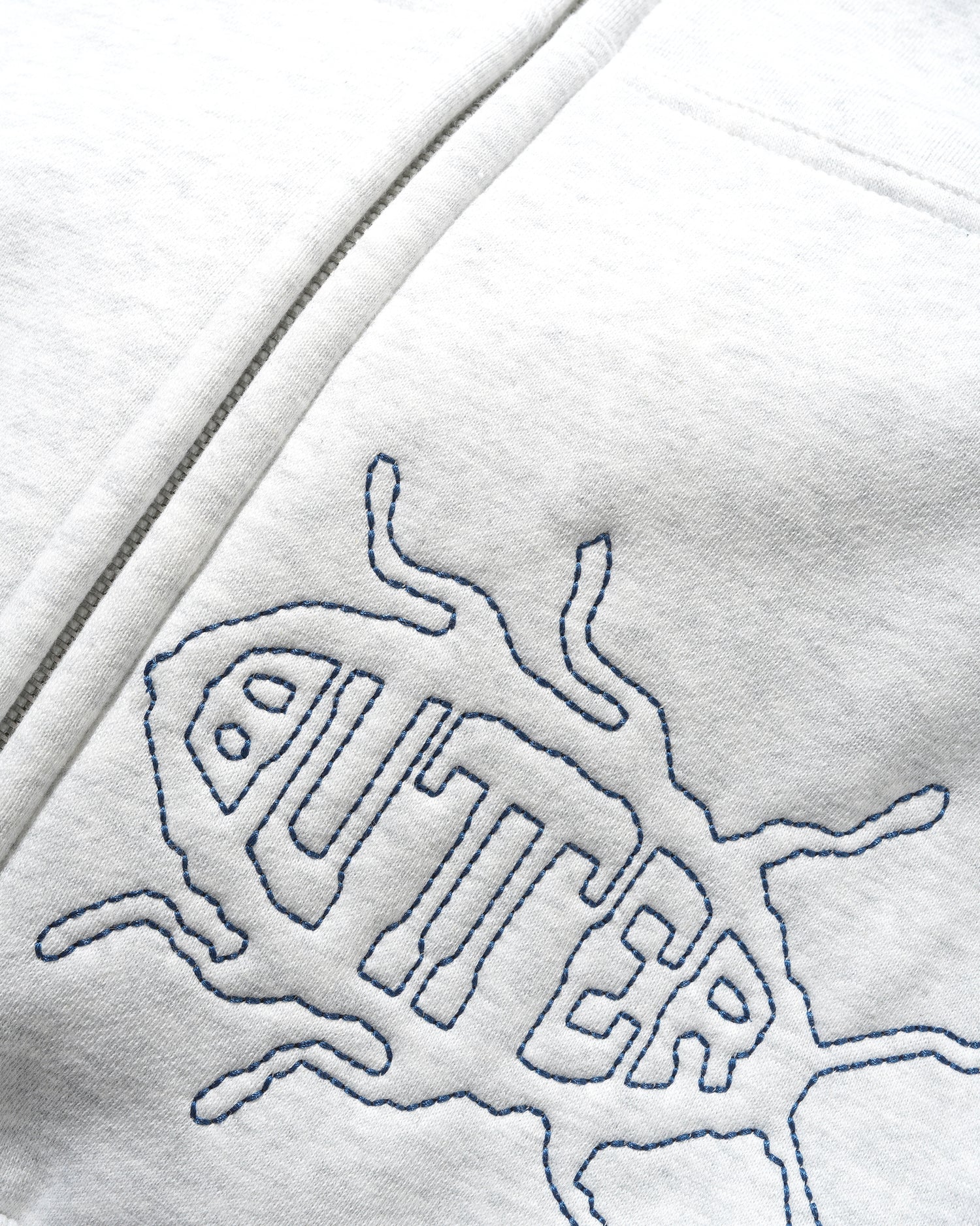 Roach Zip-Thru Hood, Ash